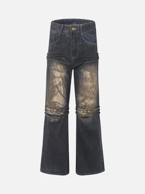1984 American High Street Heavy Duty Washed Jeans