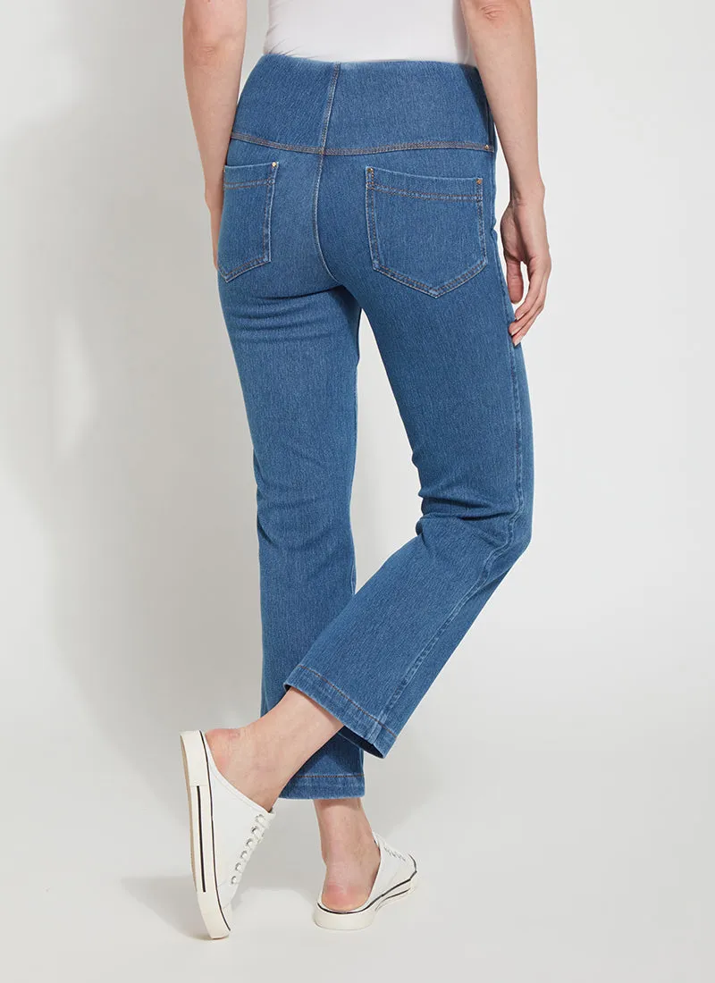 Ankle Baby Bootcut Denim - Mid Wash