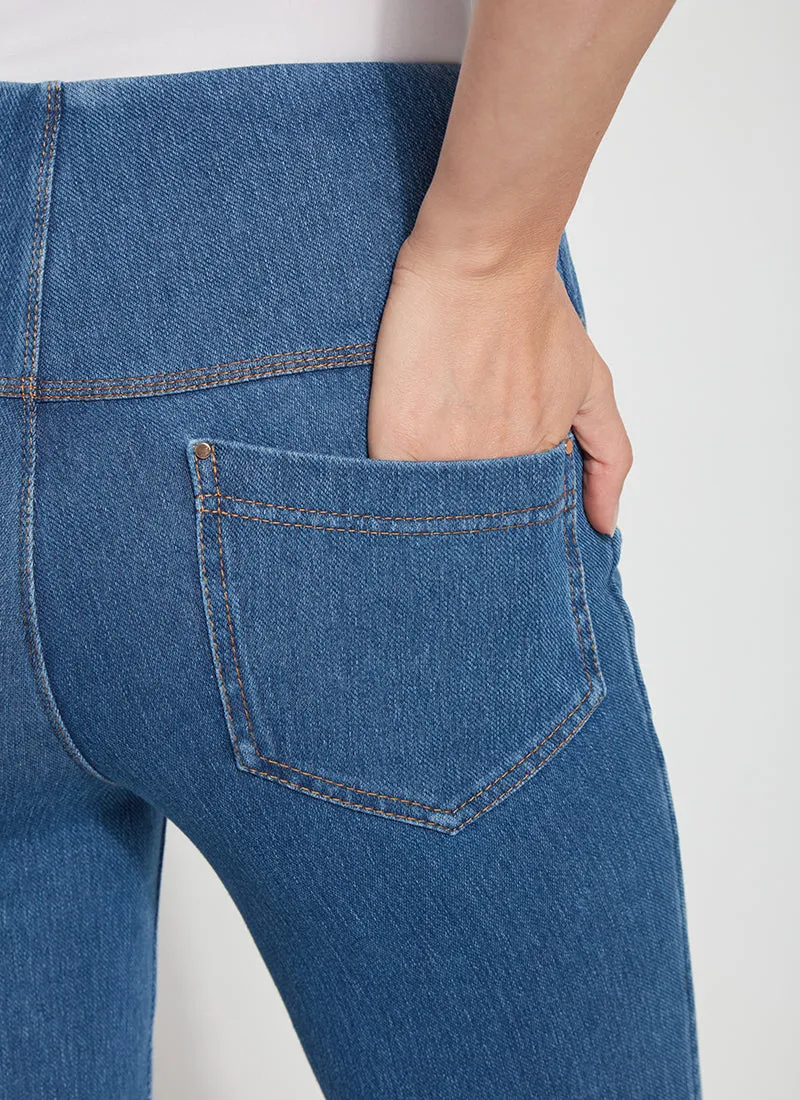 Ankle Baby Bootcut Denim - Mid Wash