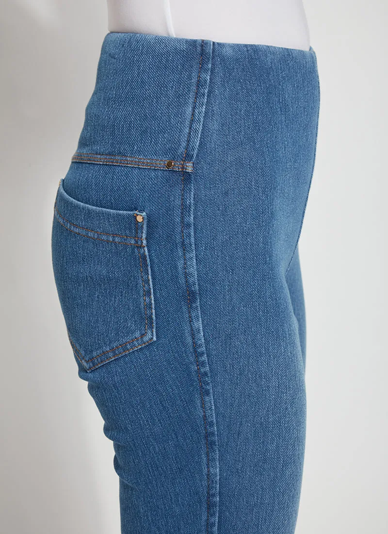 Ankle Baby Bootcut Denim - Mid Wash