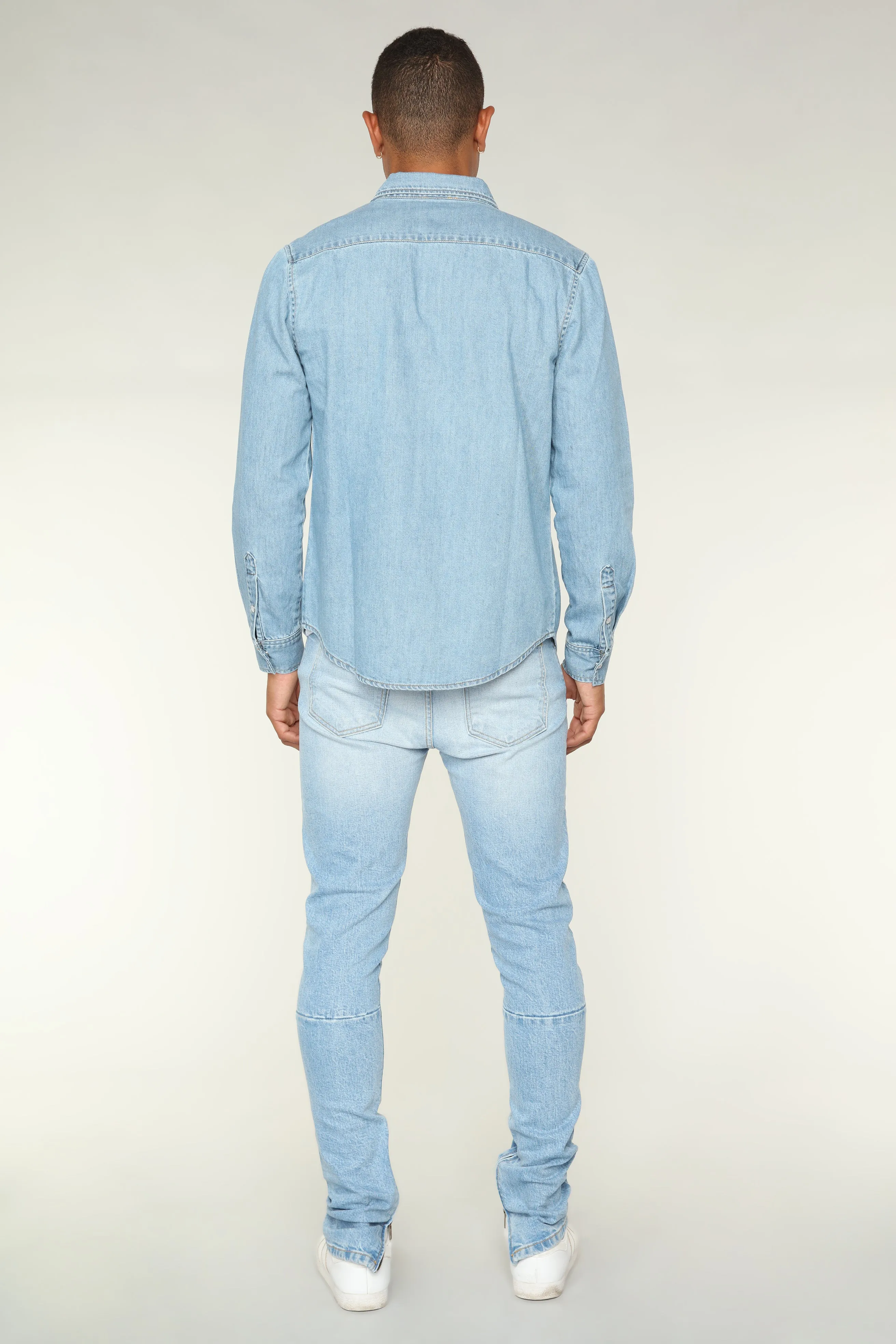 Arche Skinny Jeans - Light Blue Wash