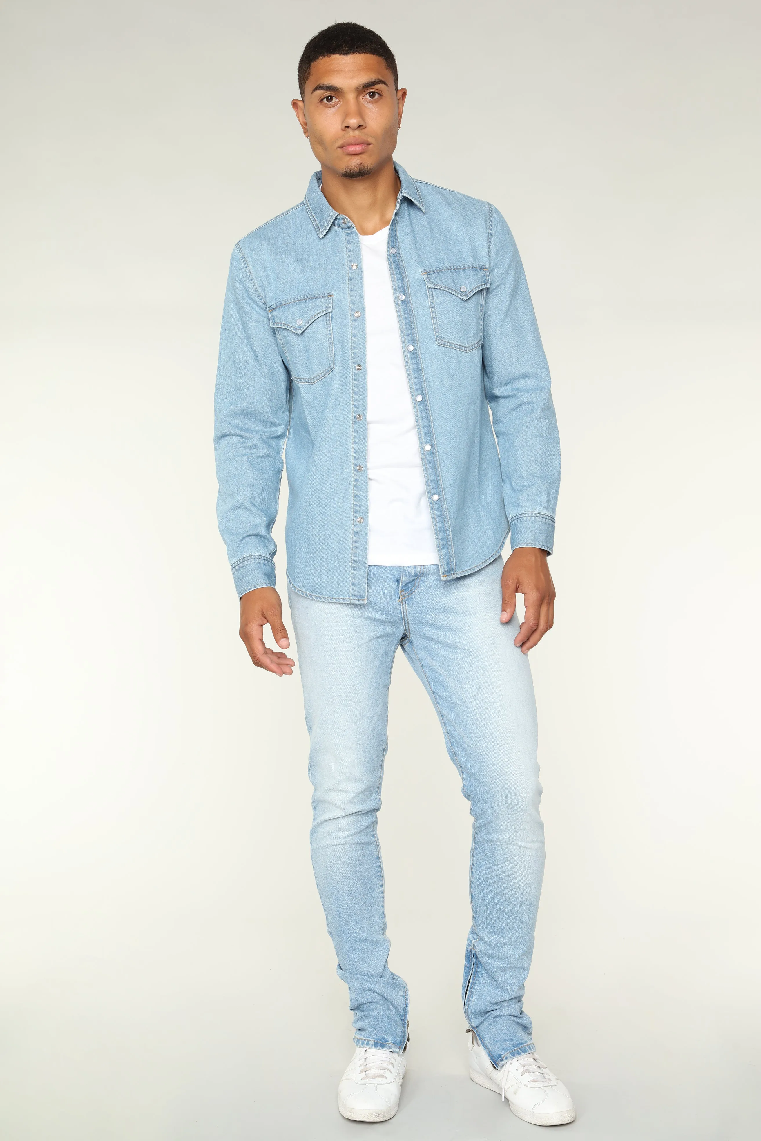 Arche Skinny Jeans - Light Blue Wash