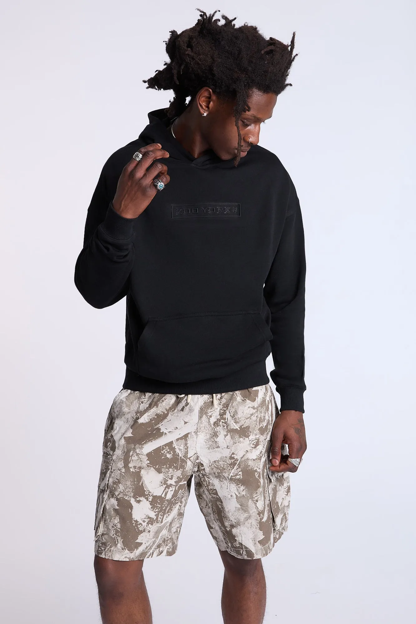Arsenic Mens 9" Poplin Cargo Shorts
