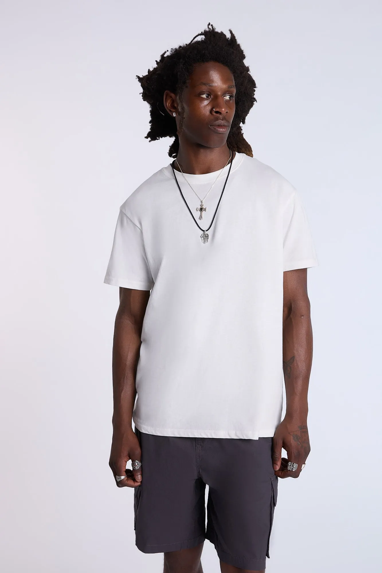 Arsenic Mens 9" Poplin Cargo Shorts
