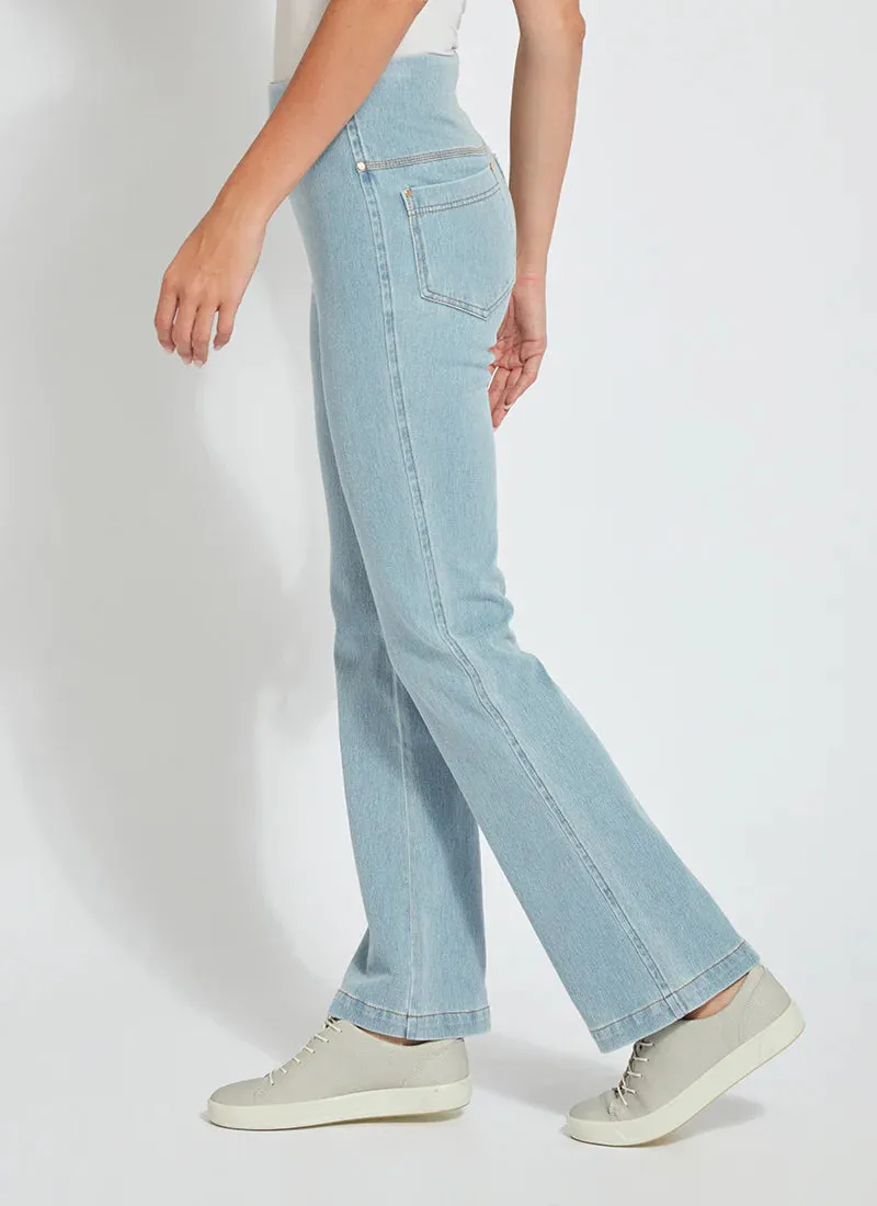 Baby Bootcut Denim - Bleached Blue