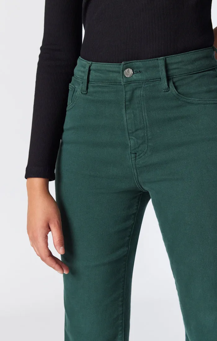 BARCELONA WIDE LEG IN GREEN FLEX BLUE