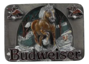 Budweiser Shire Horse Belt Buckle