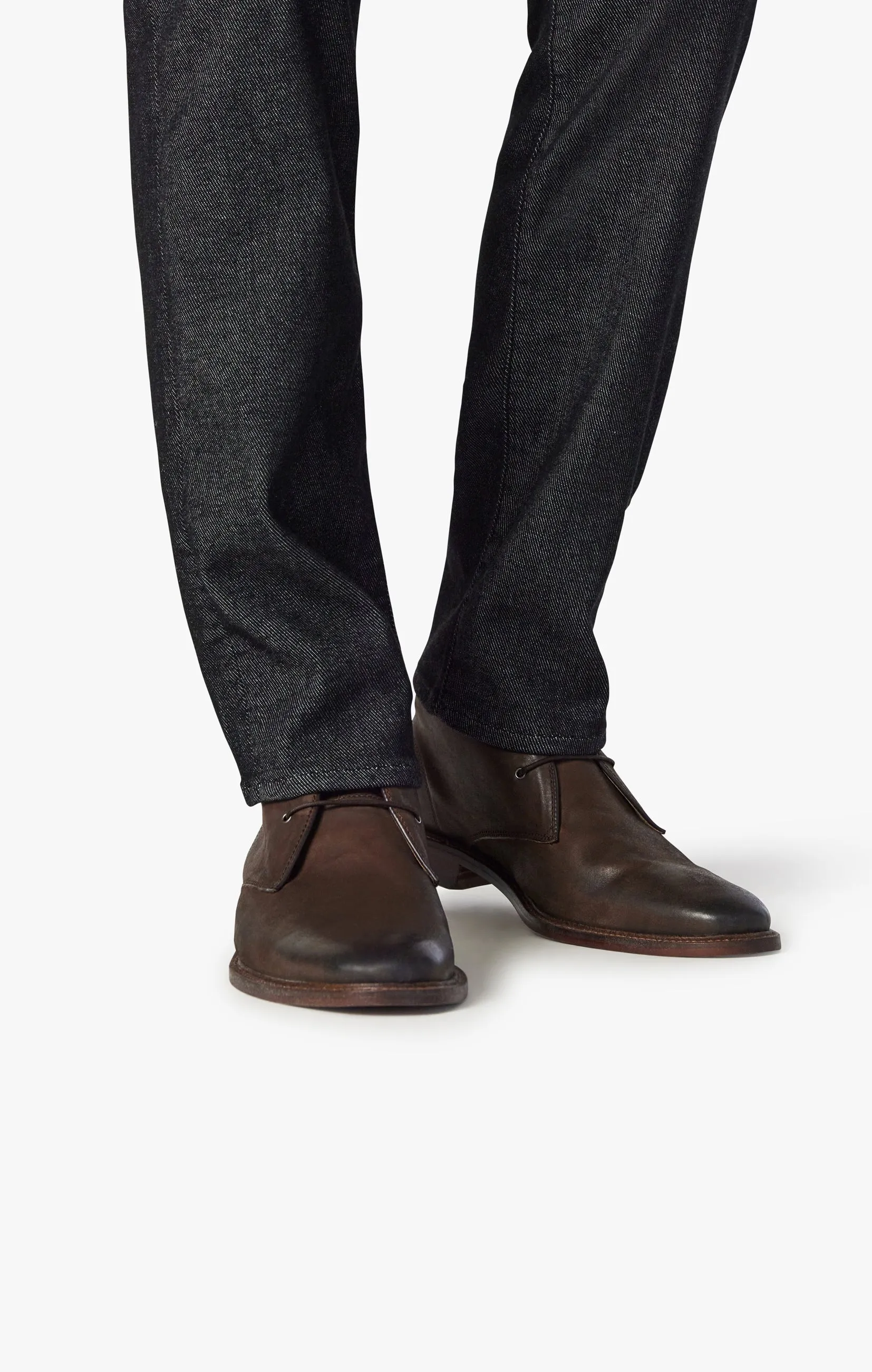 Courage Straight Leg Jeans In Smoke Structure