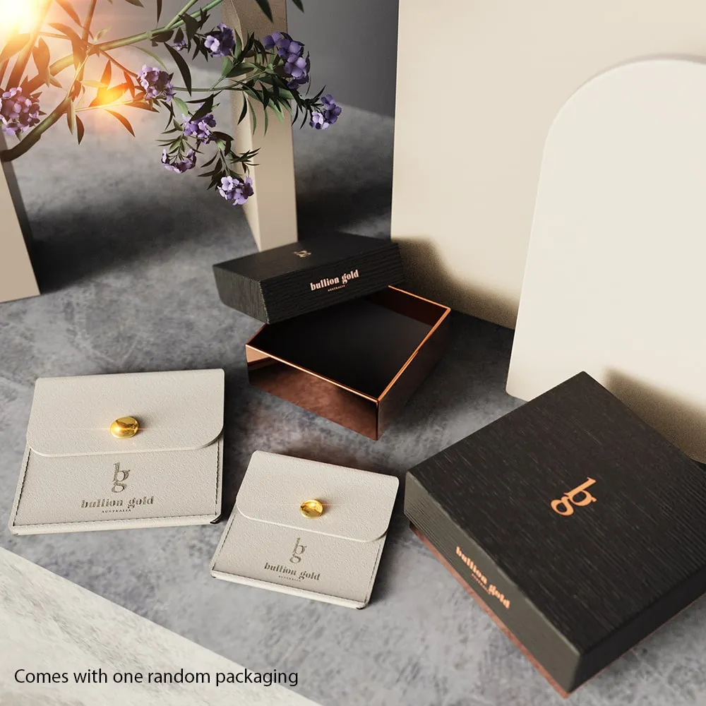 Csilla Gold Dome Hoop Earrings - 40mm
