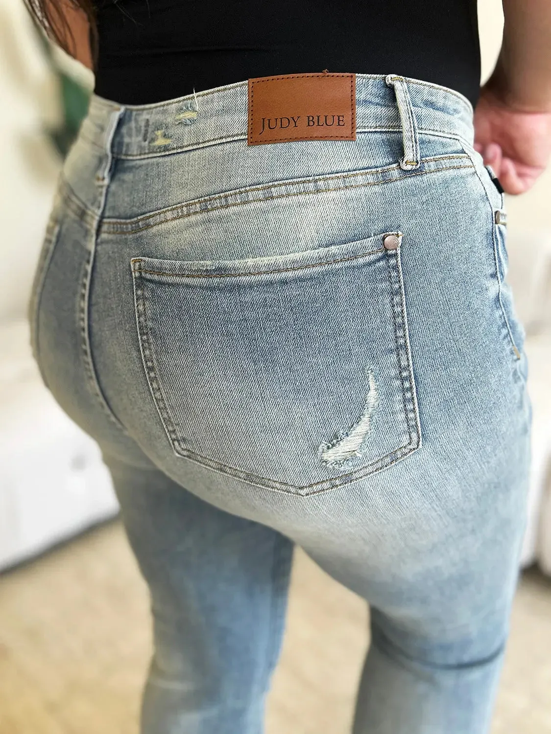 Demeter Judy Blue Size Inclusive High Waist Flare Jeans