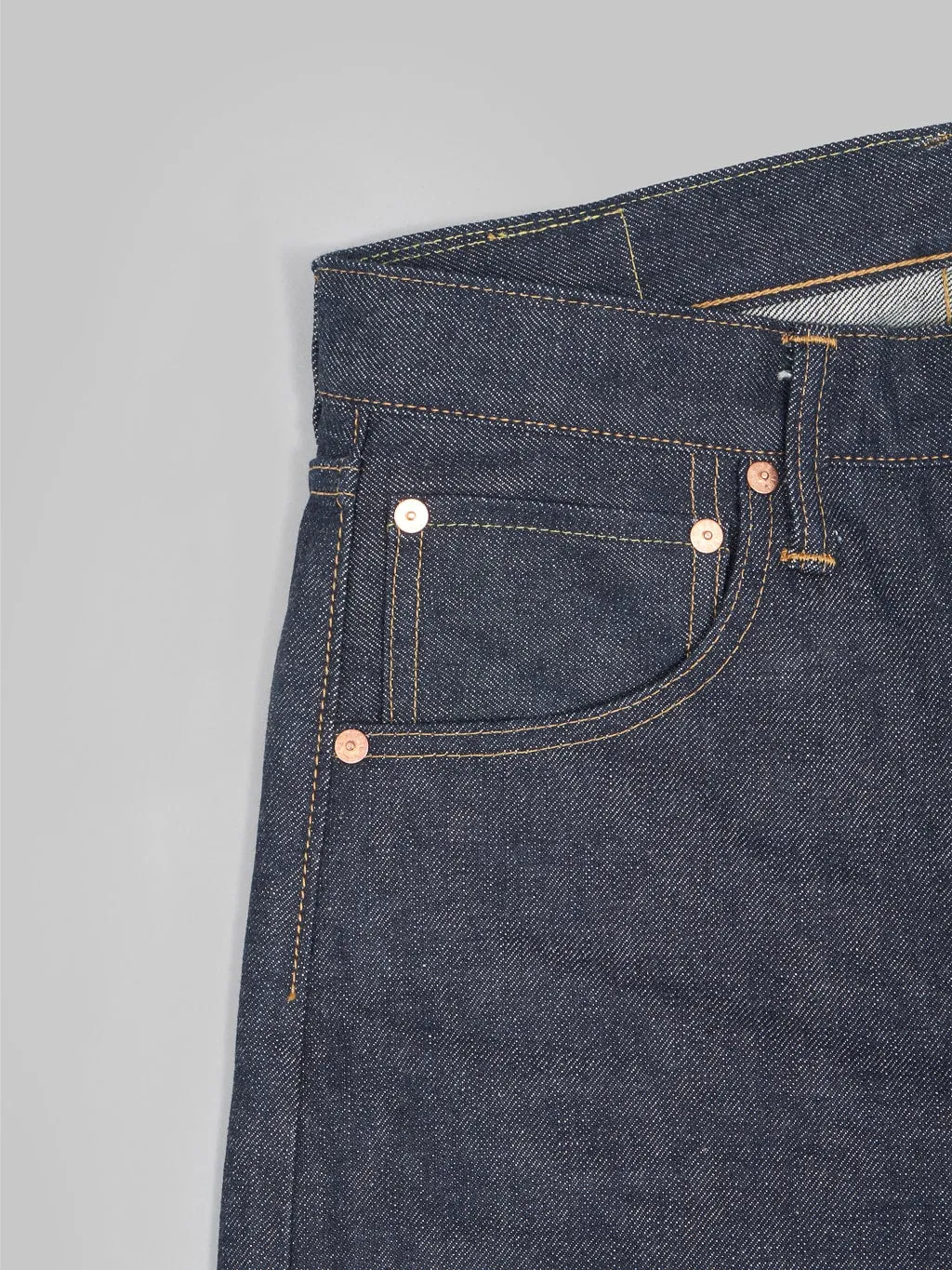 Denime By Warehouse & Co. "Lot. 220A" Offset XX Model 14.5oz Regular Straight Jeans