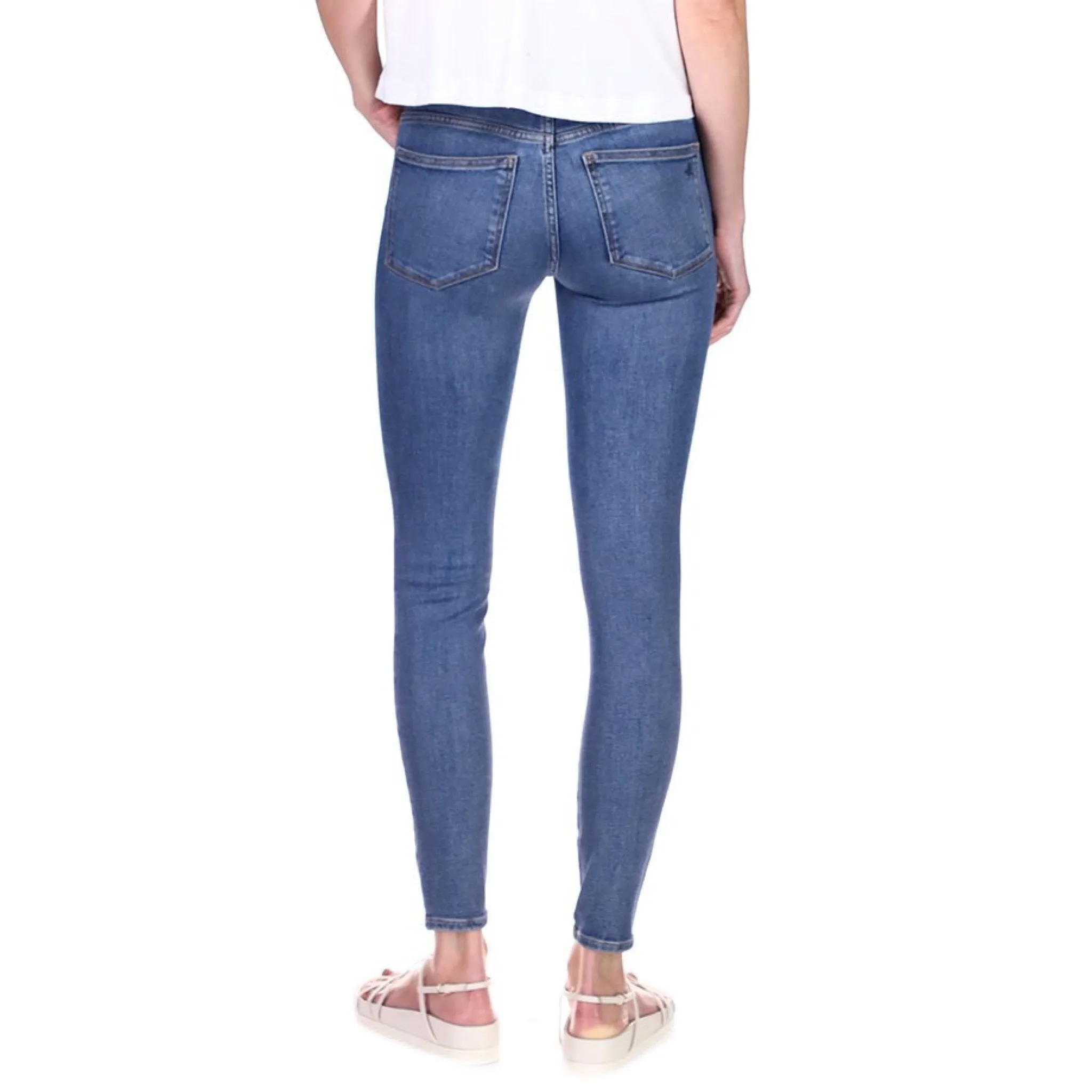 Emma Low Rise Instasculpt Skinny - Azure.