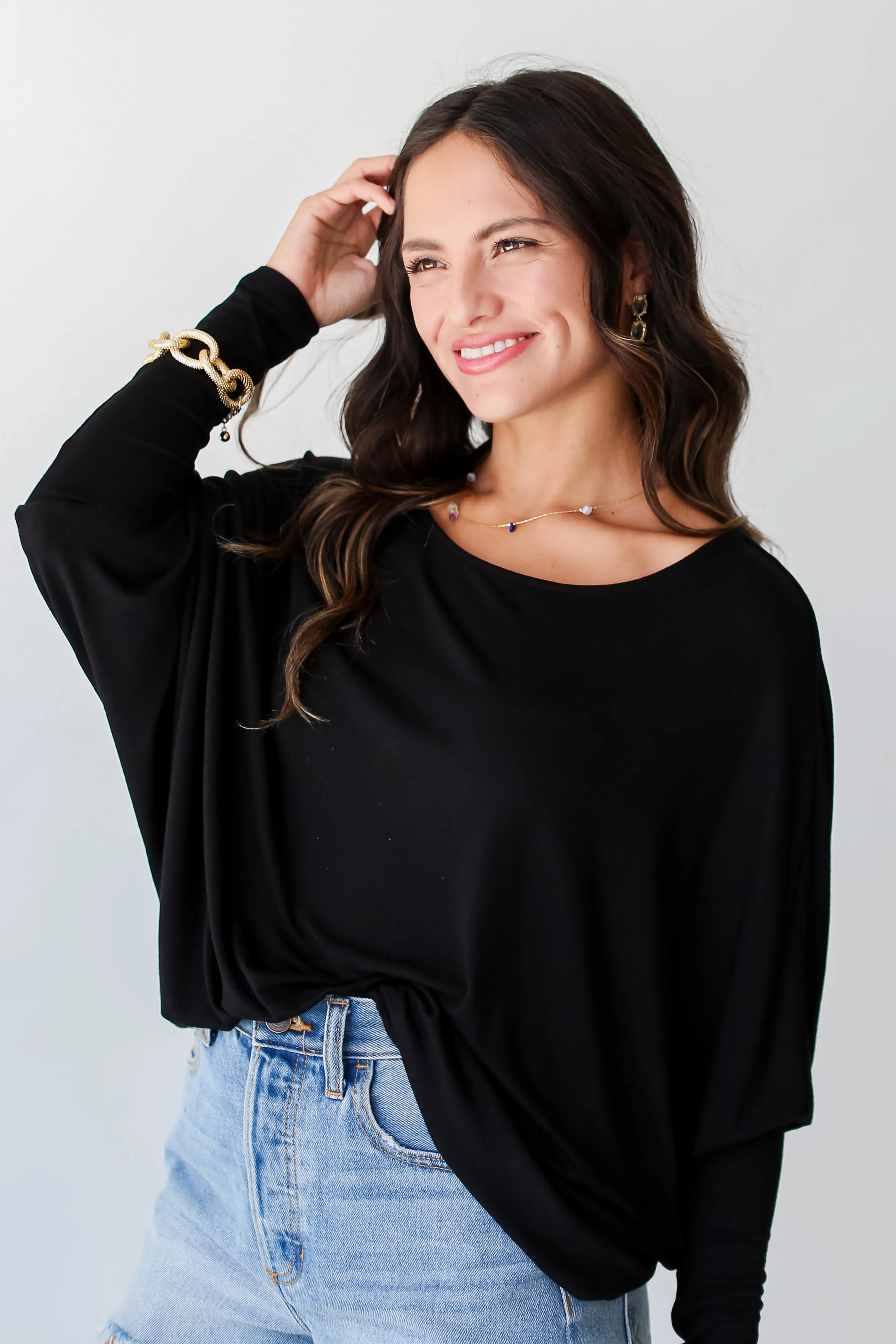 FINAL SALE - Dash Of Charm Oversized Top