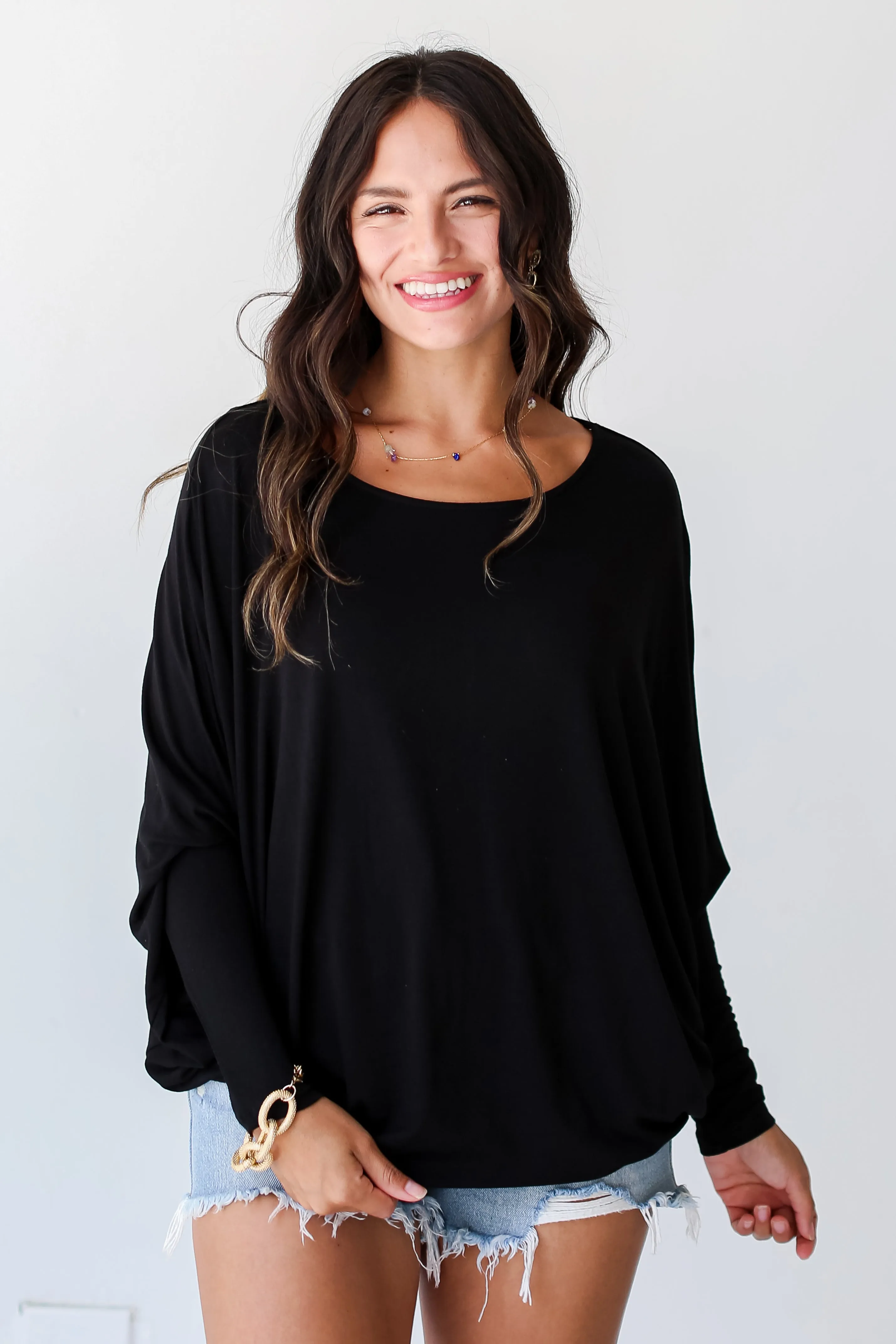 FINAL SALE - Dash Of Charm Oversized Top