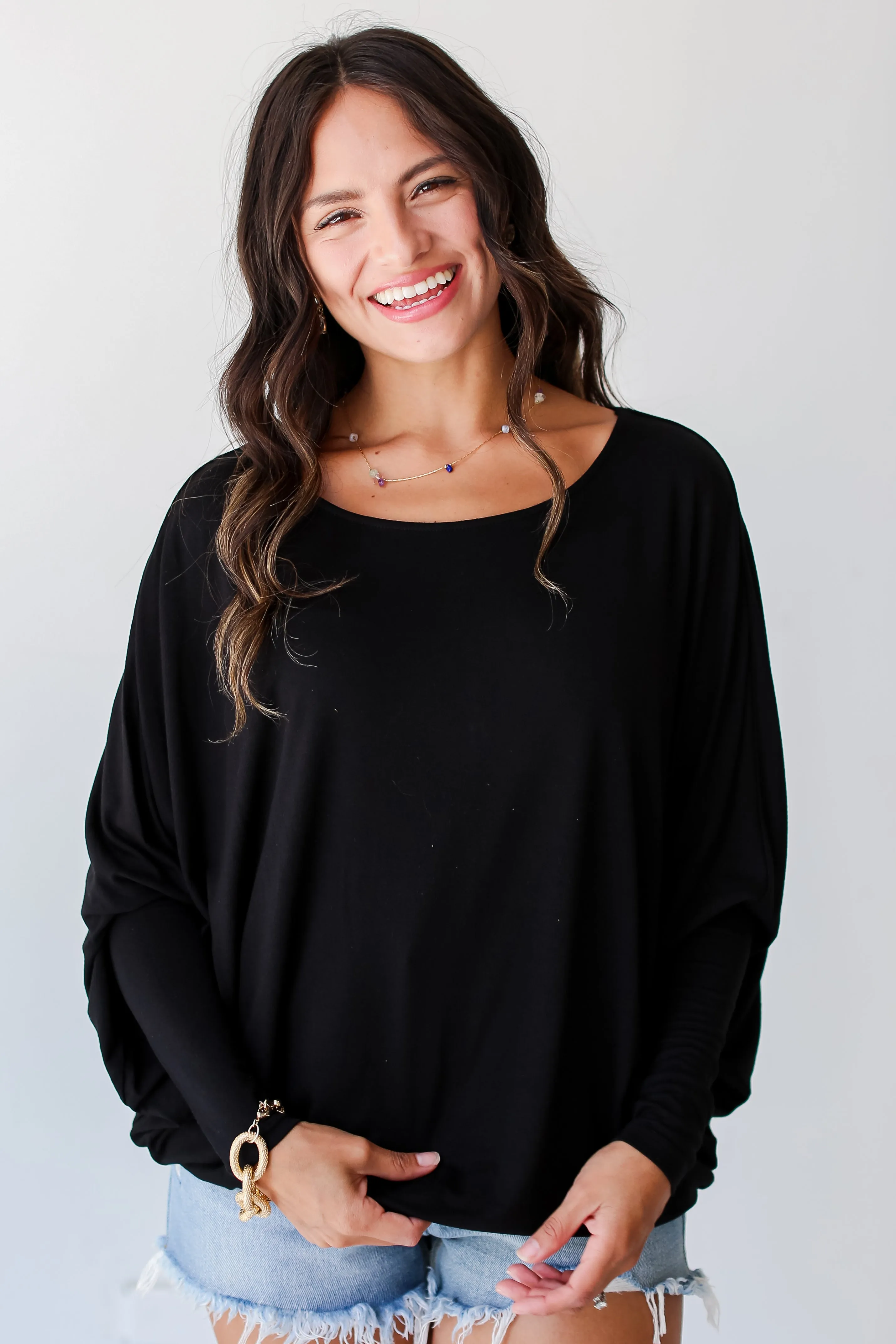 FINAL SALE - Dash Of Charm Oversized Top