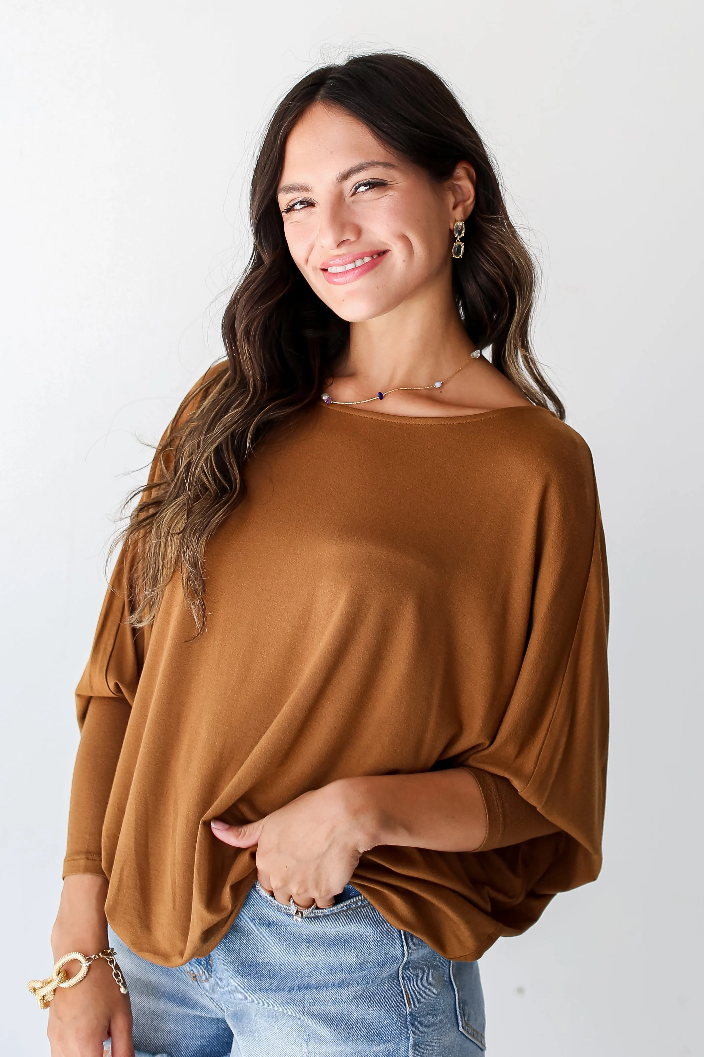 FINAL SALE - Dash Of Charm Oversized Top
