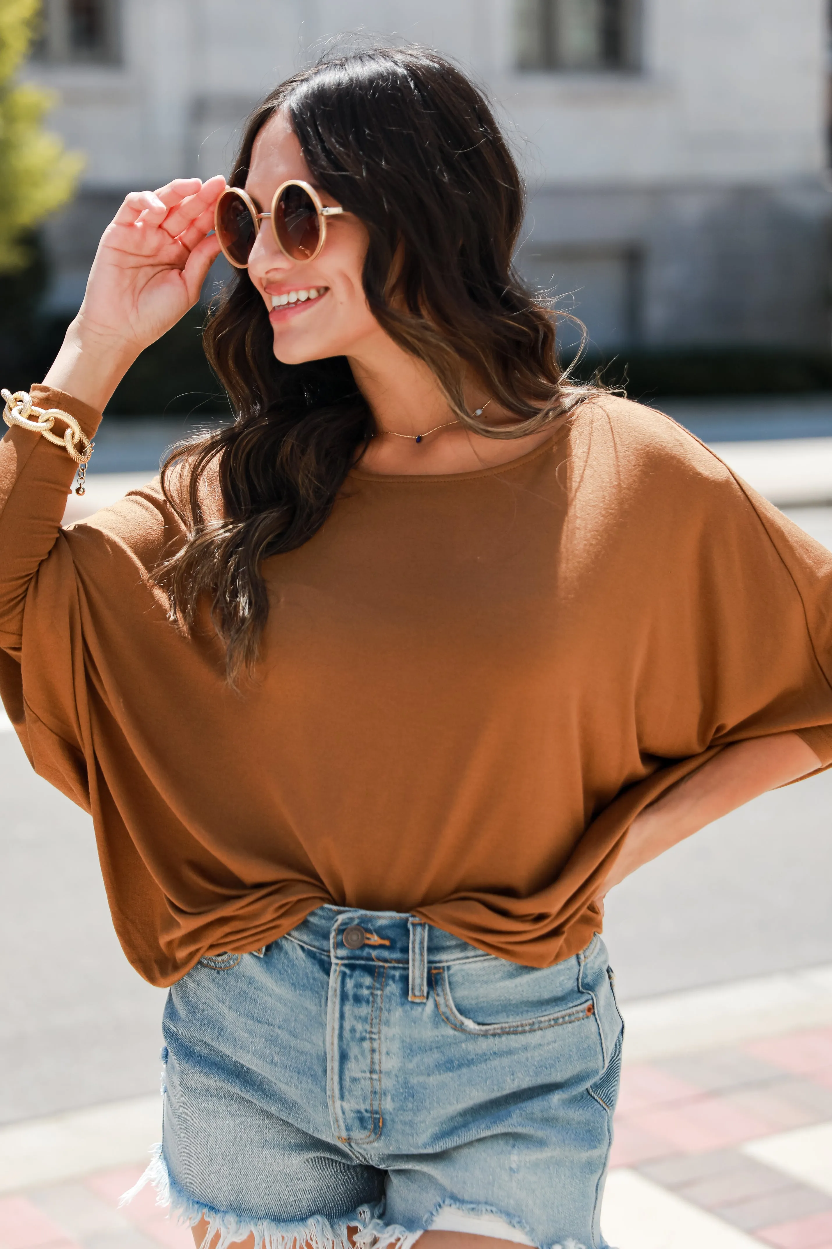 FINAL SALE - Dash Of Charm Oversized Top