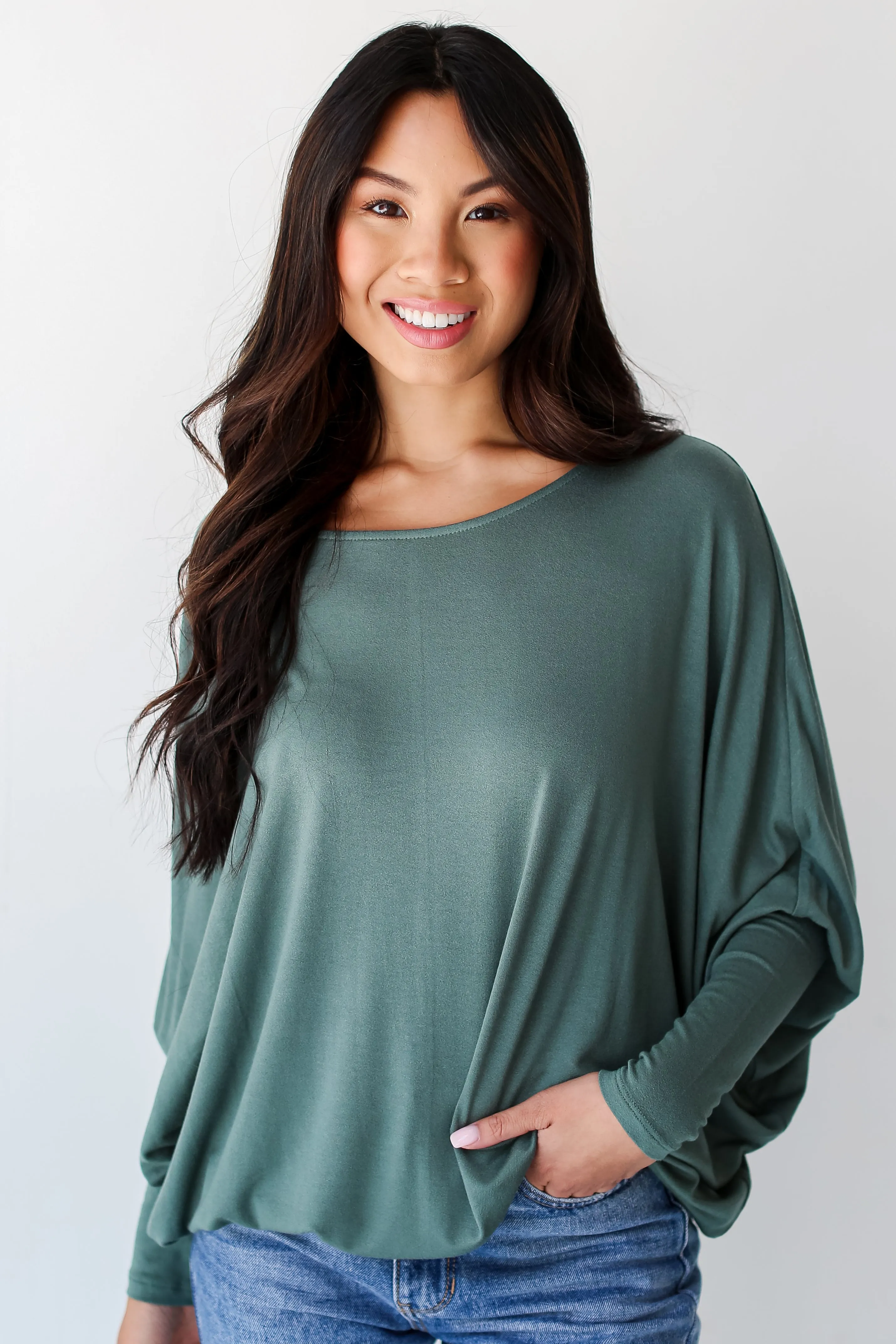 FINAL SALE - Dash Of Charm Oversized Top