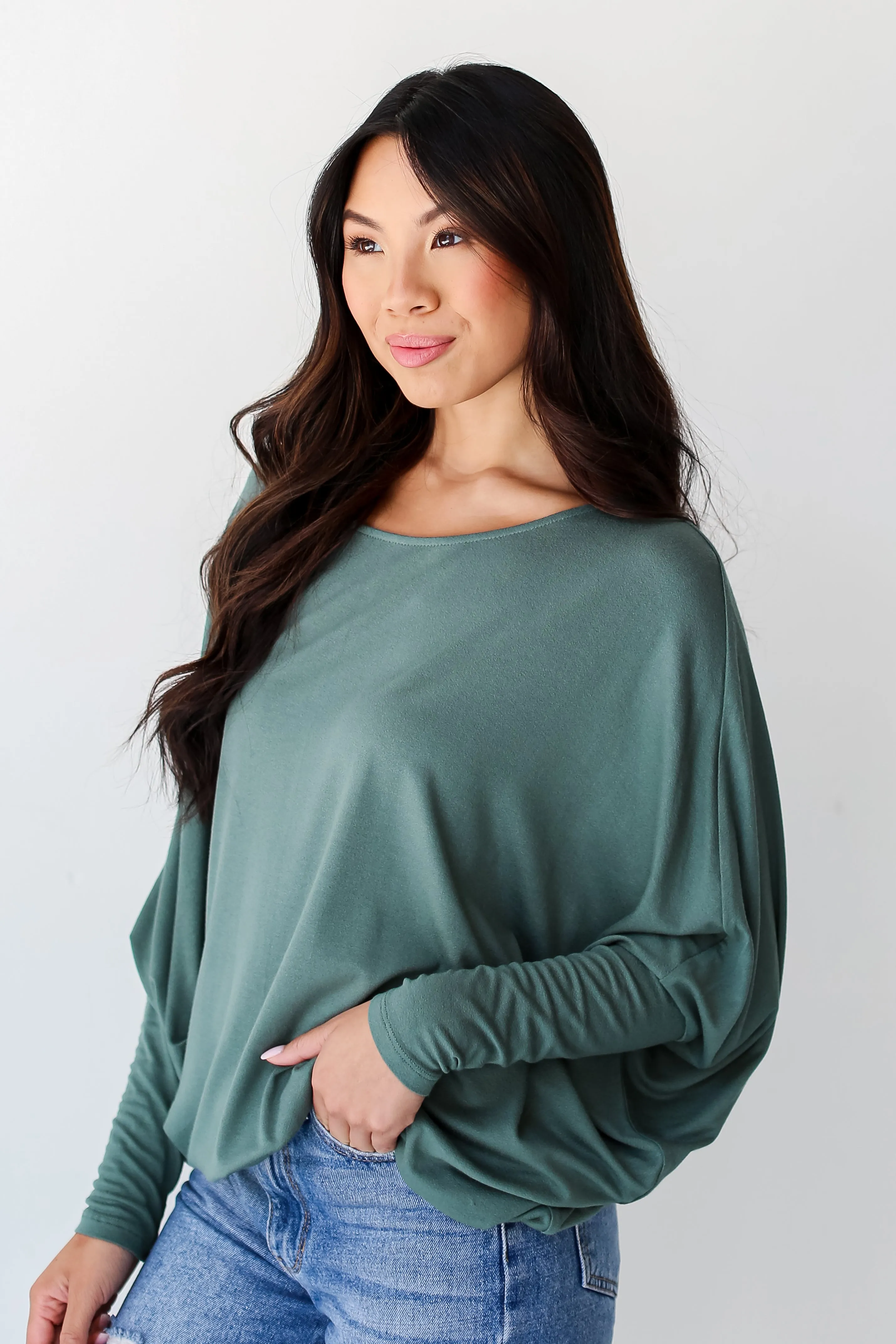 FINAL SALE - Dash Of Charm Oversized Top