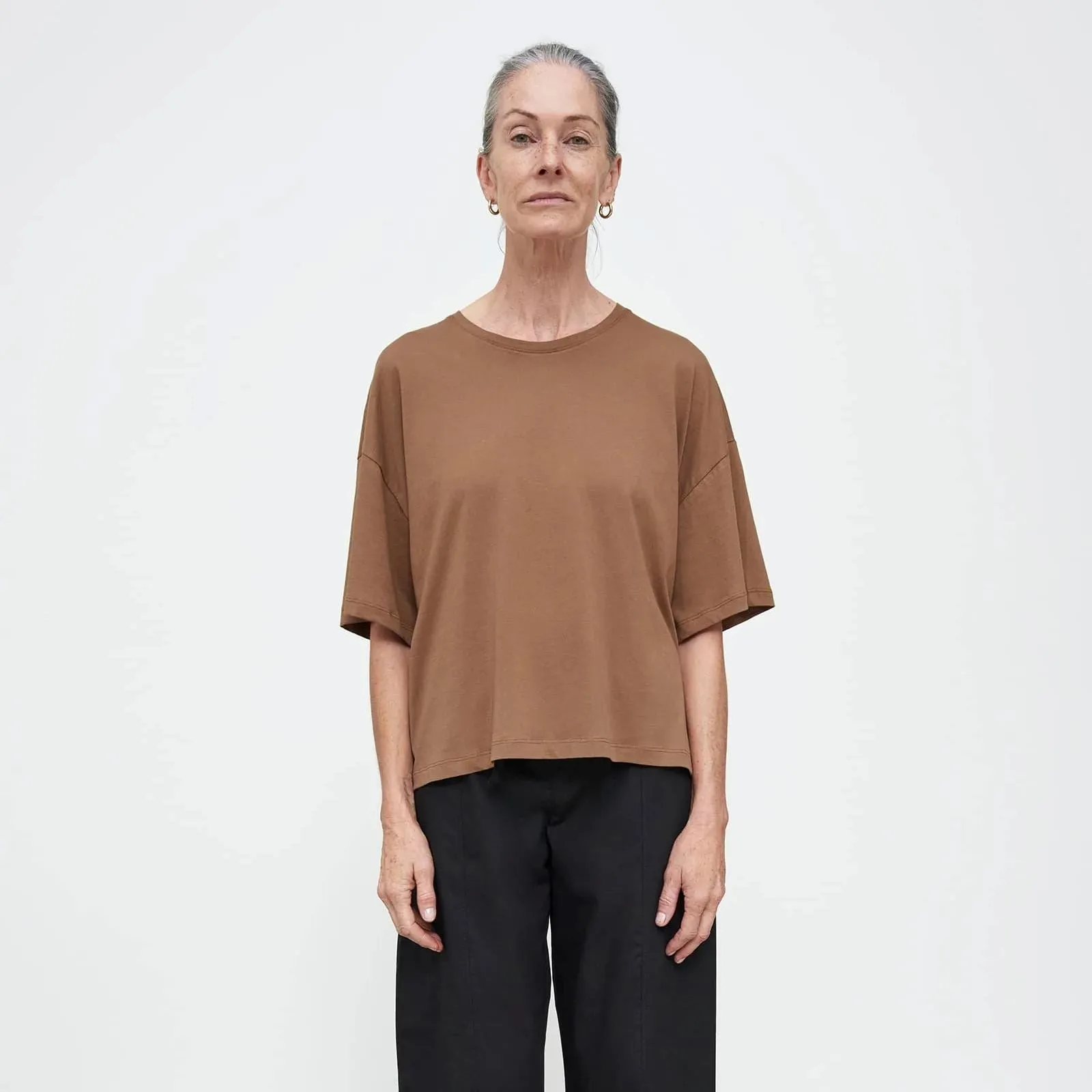 Kowtow Light Boxy Tee - Earth