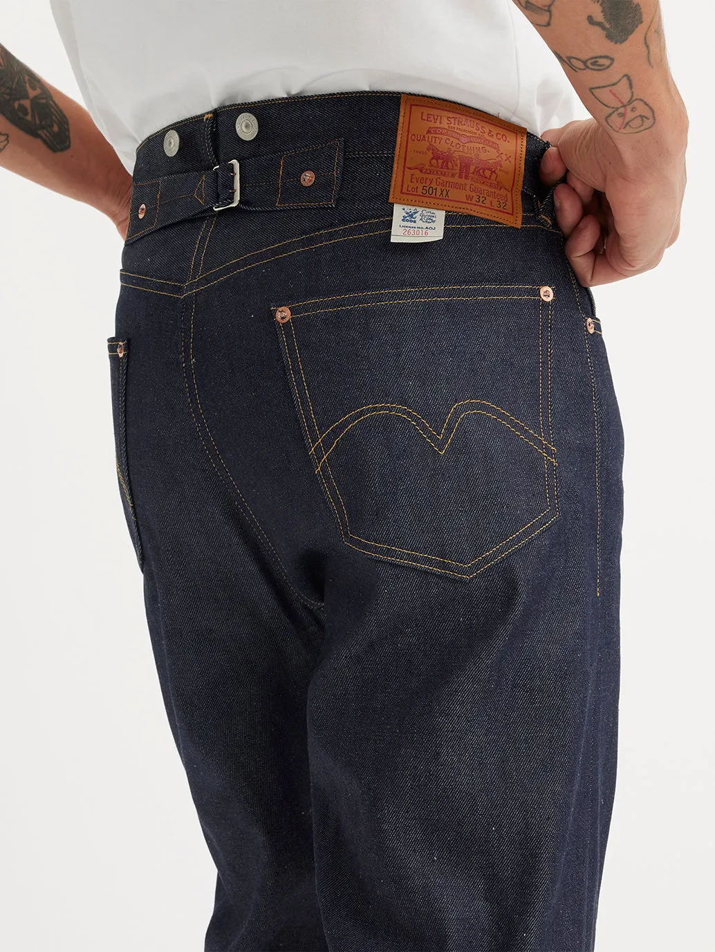 LEVI'S® VINTAGE CLOTHING 1933 501® ジーンズ ORGANIC リジッド 