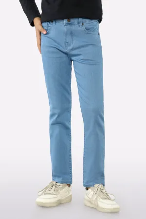 Light Blue Denim Jeans For Boys