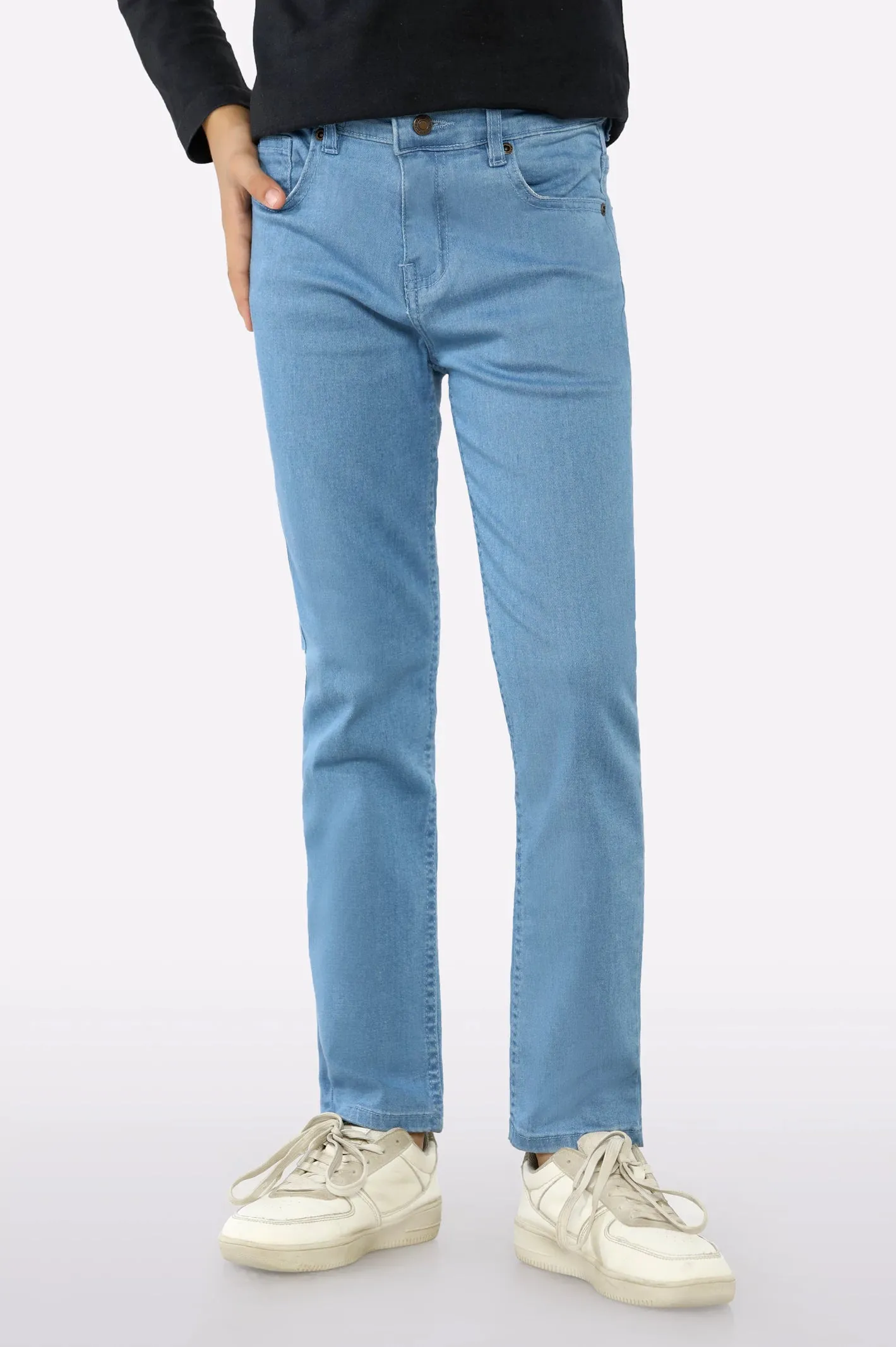Light Blue Denim Jeans For Boys