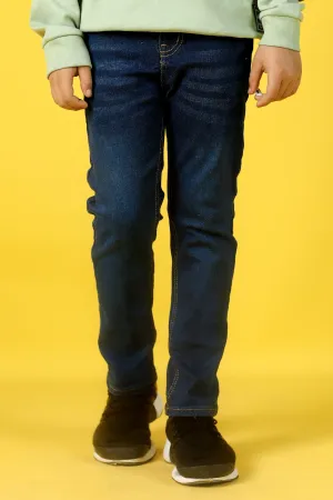 Light Blue Slim Fit Denim Jeans