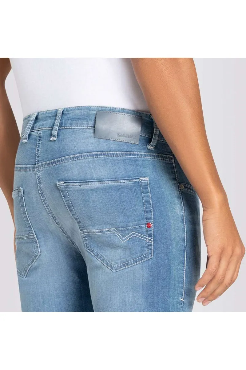 Mac Jeans-Men's Arne Pipe Light Weight Denim 0517-00-0951L | H250 Light Blue Authentic