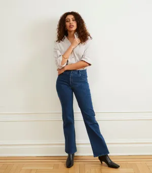 Marie Flare Leg Jeans - Dark Indigo