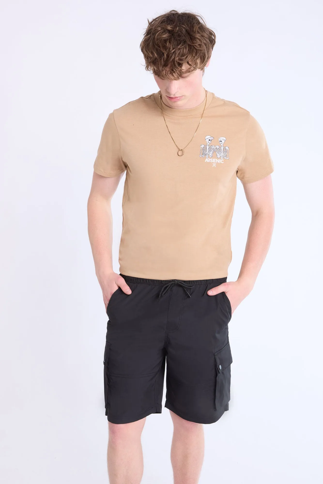 Mens 2 Pocket Tech Shorts