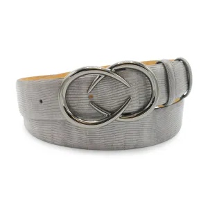 Mid Grey Lucertola Interlock Belt