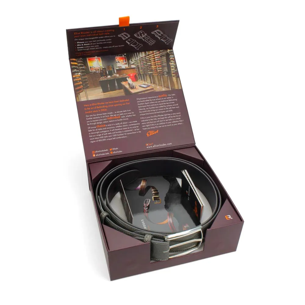 Mid Grey Lucertola Interlock Belt
