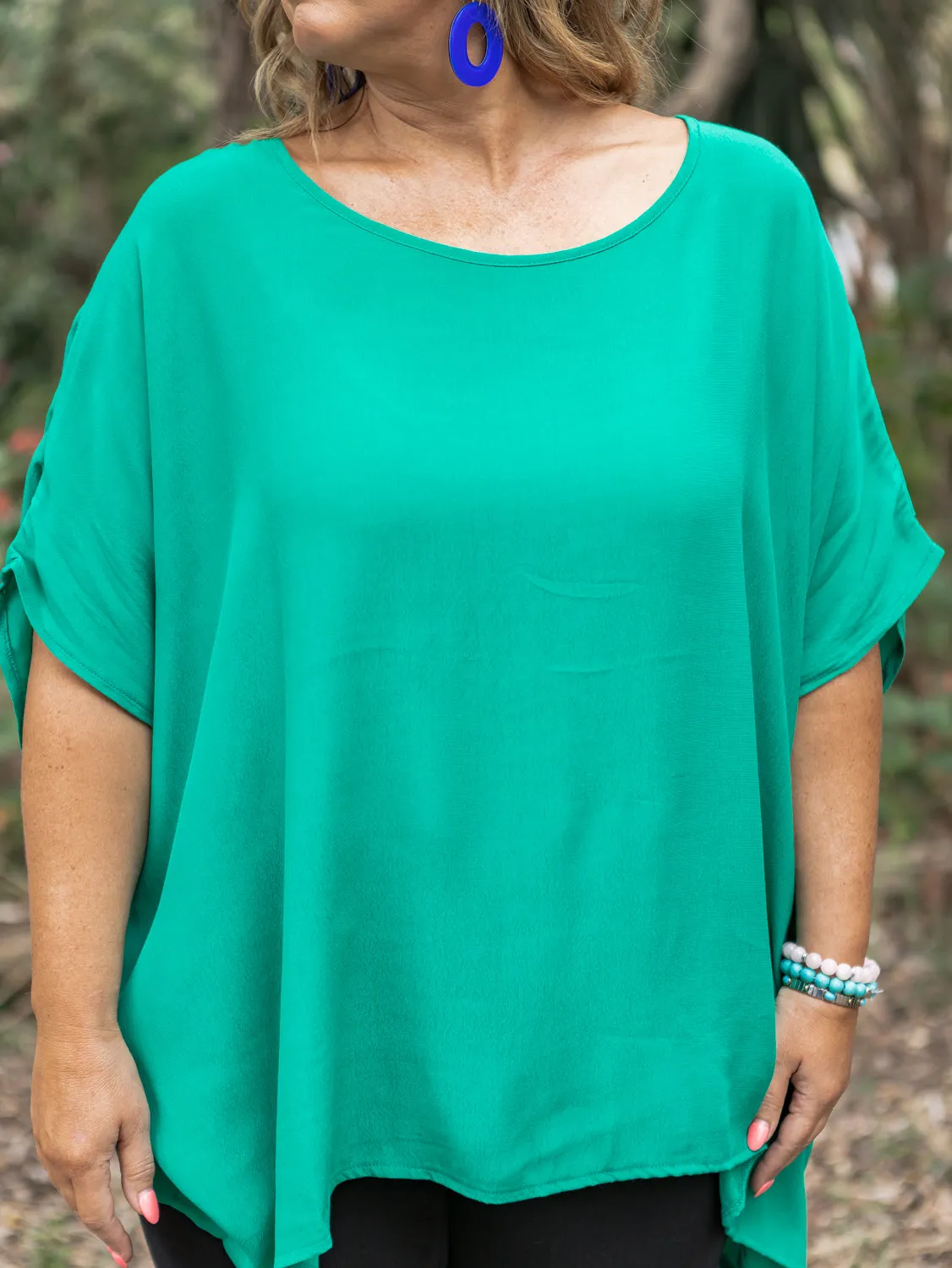 Poppy Top - Emerald