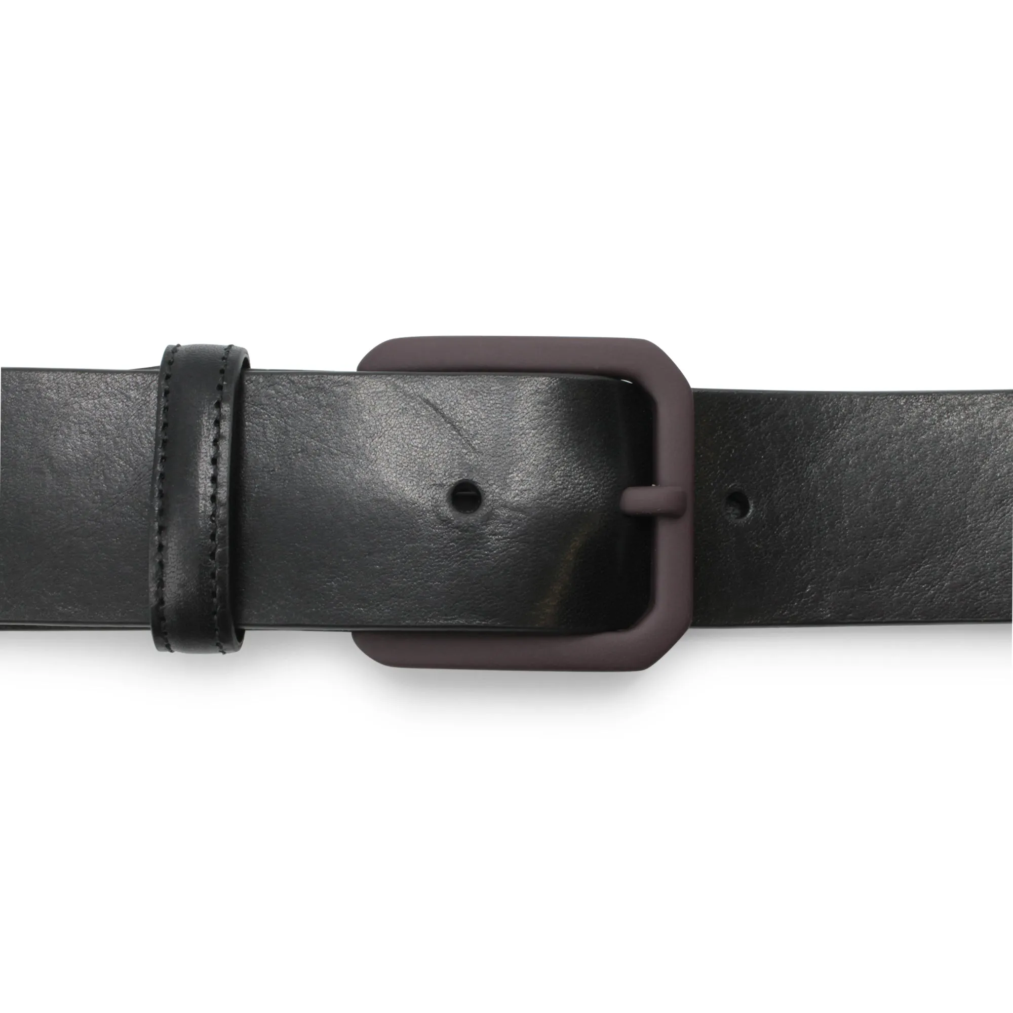 Rubber Coated Classic Prong Buckle 40mm