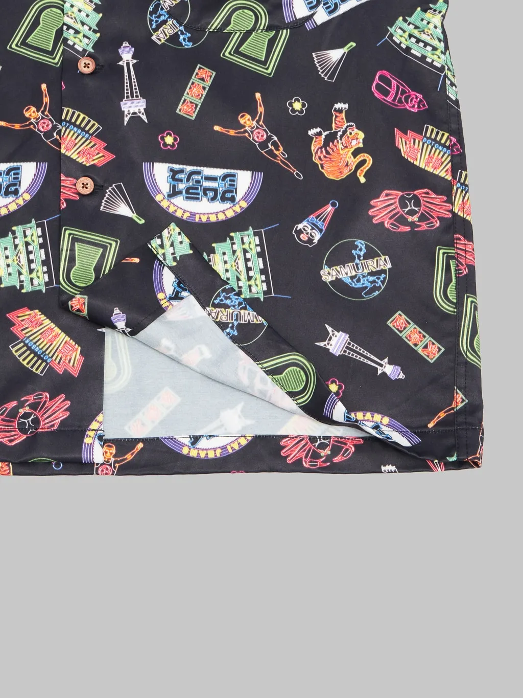 Samurai Jeans SSA25TH-OSK 25th Anniversary Osaka Neon Hawaiian Shirt