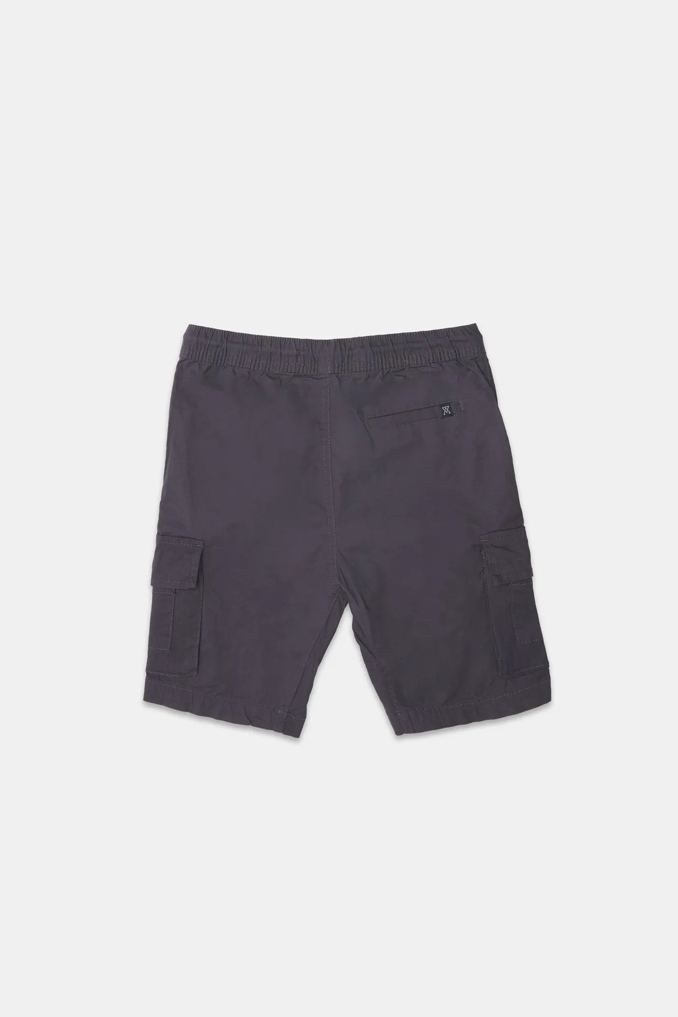 Short cargo en popeline 9" Arsenic junior