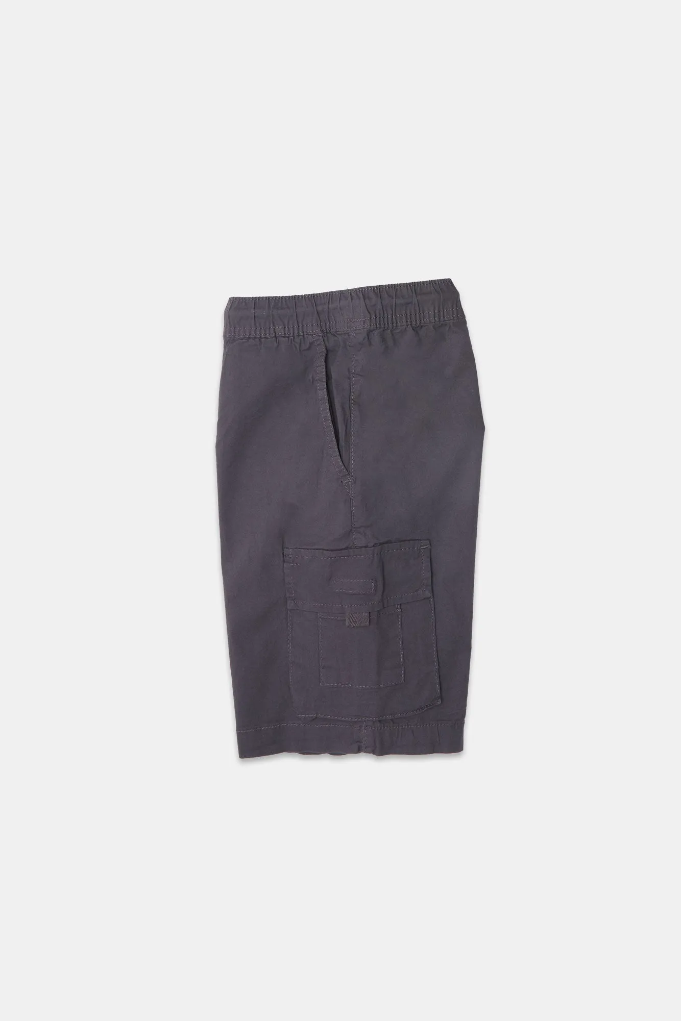 Short cargo en popeline 9" Arsenic junior