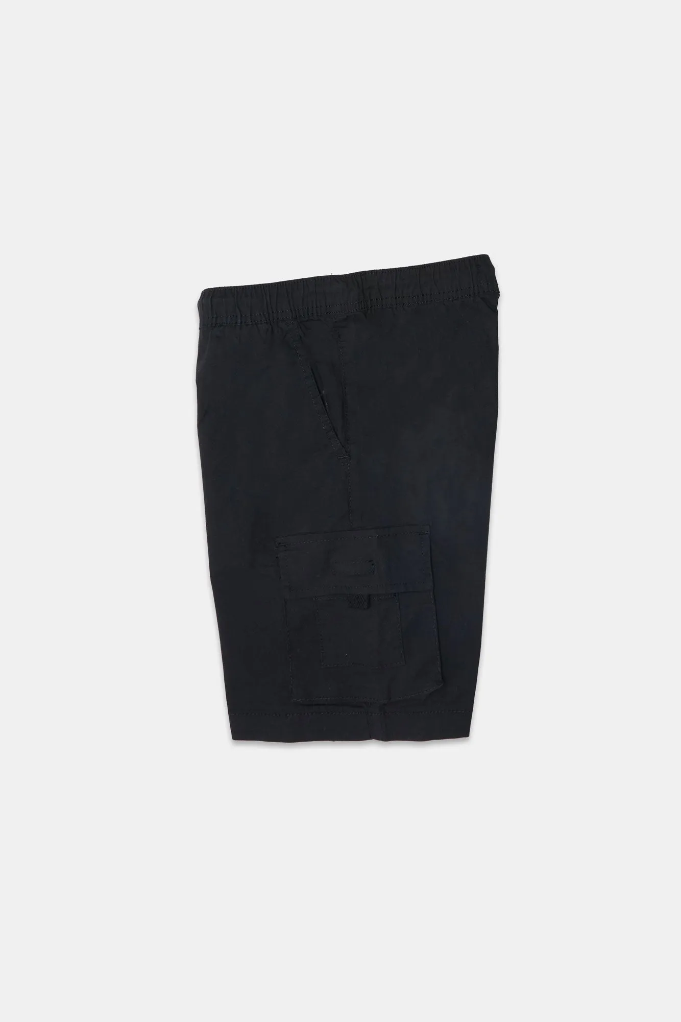 Short cargo en popeline 9" Arsenic junior