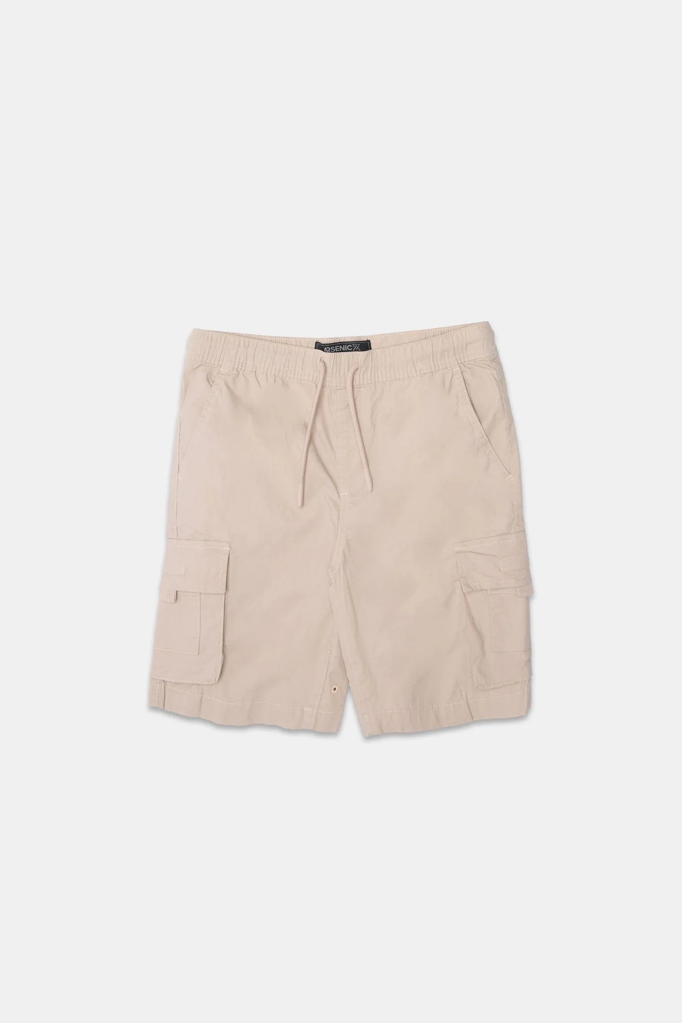 Short cargo en popeline 9" Arsenic junior