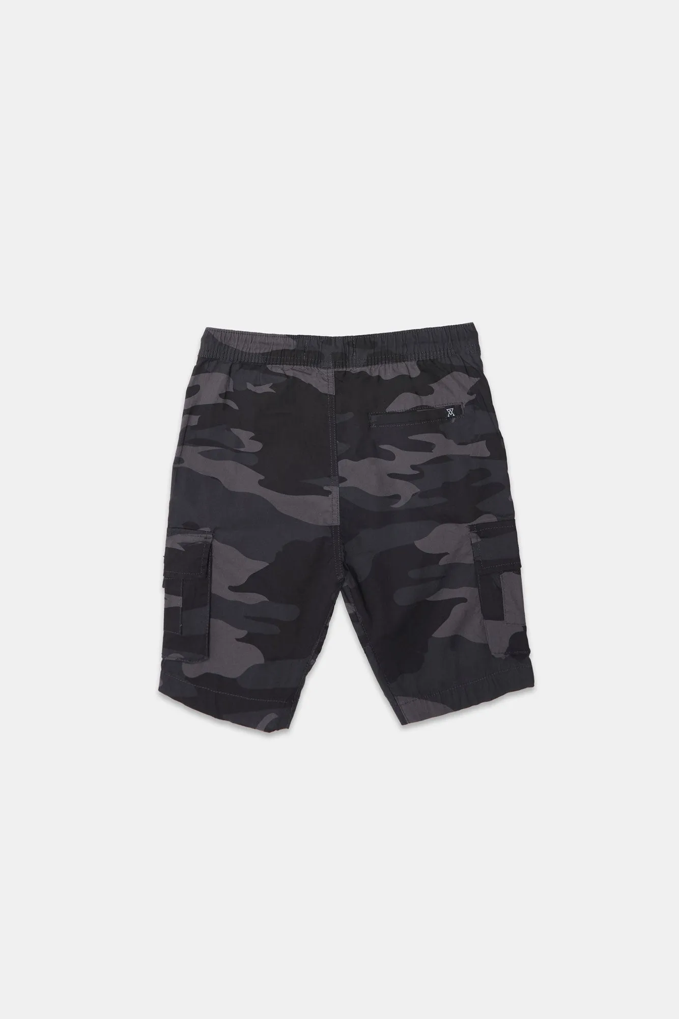 Short cargo en popeline 9" Arsenic junior