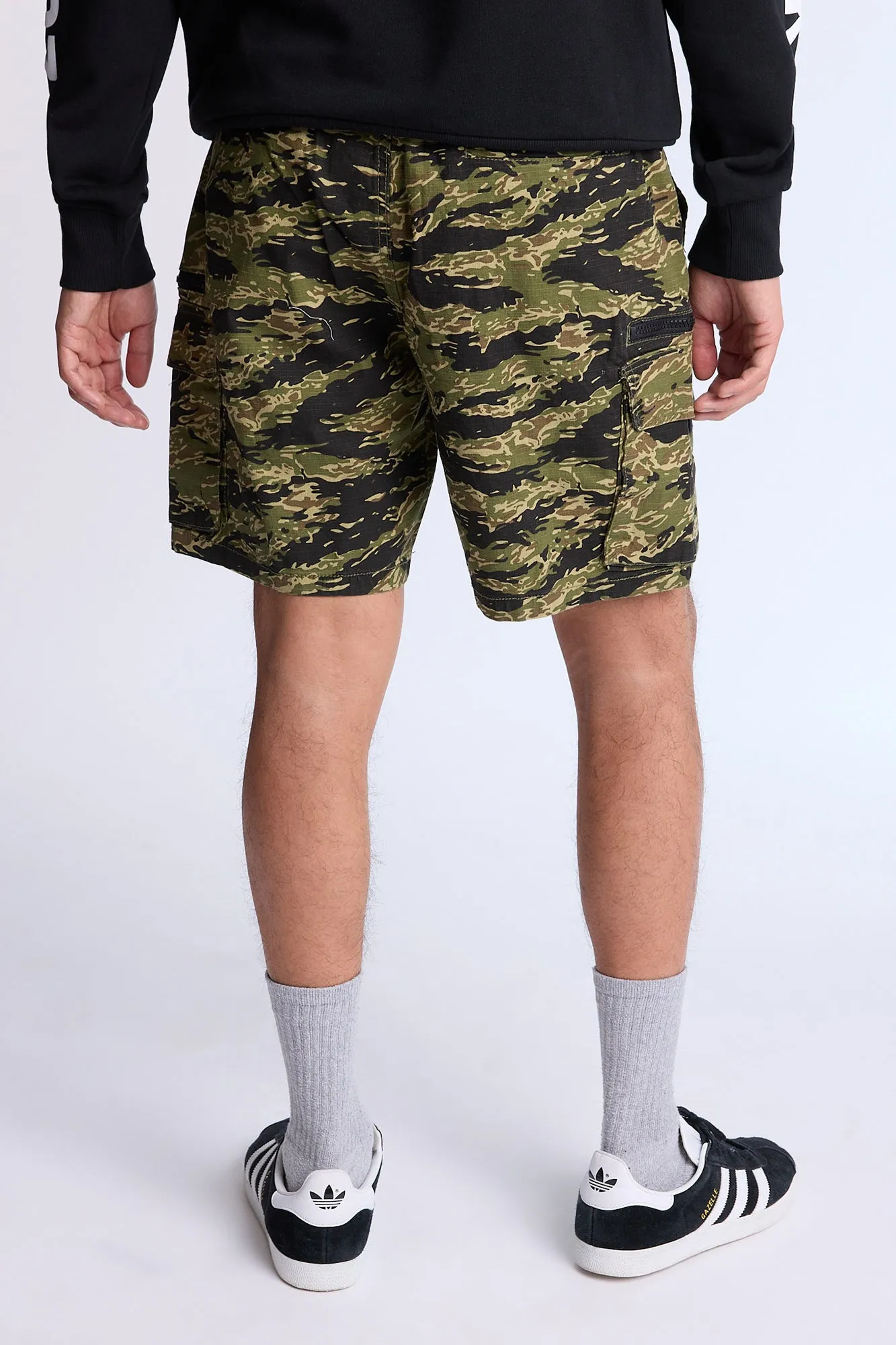 Short cargo ripstop Arsenic homme