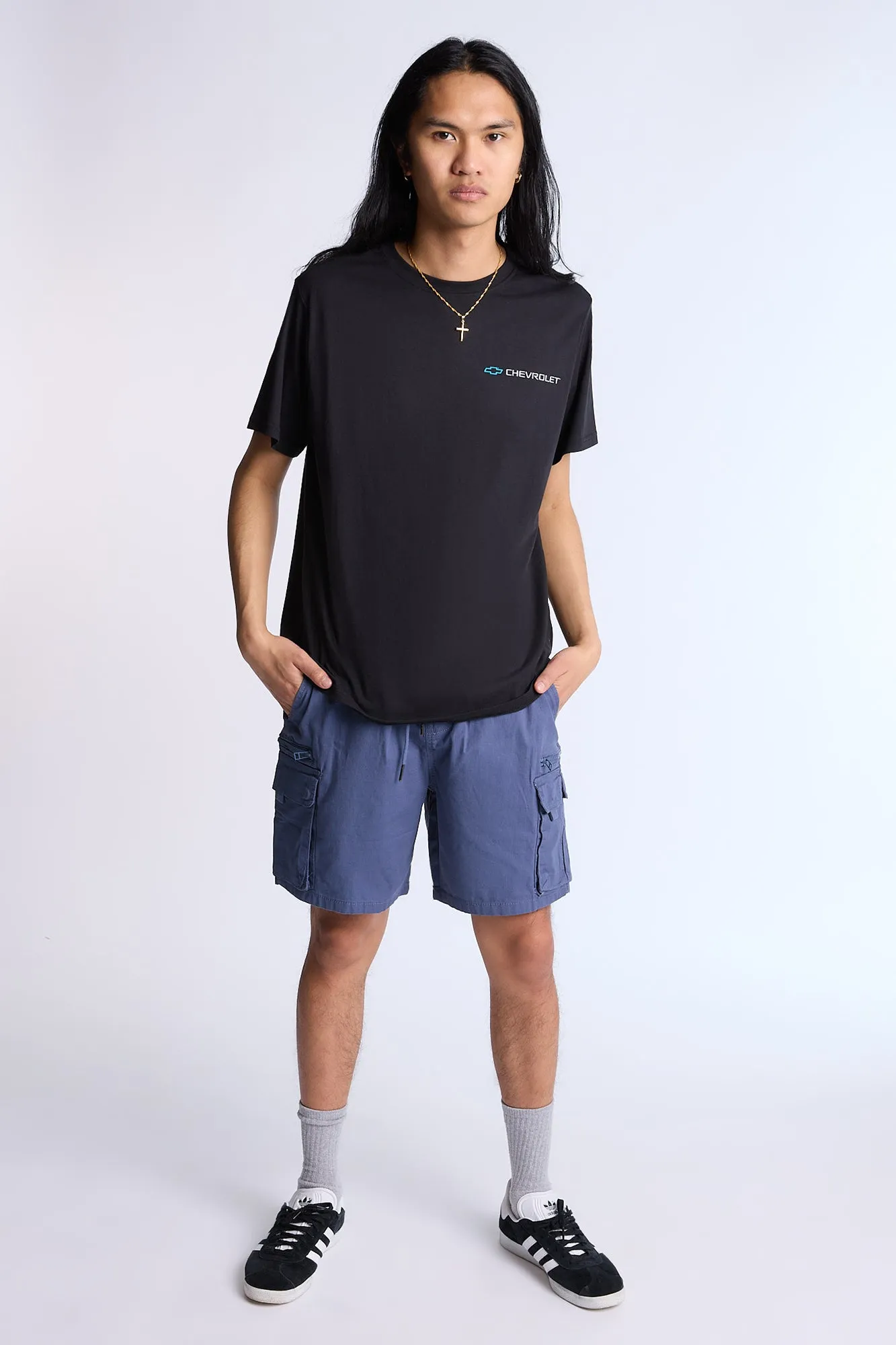 Short cargo ripstop Arsenic homme