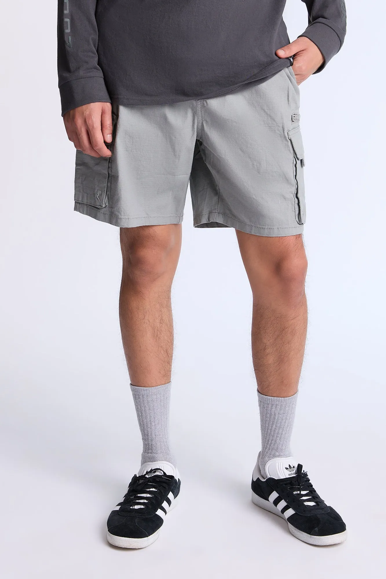 Short cargo ripstop Arsenic homme
