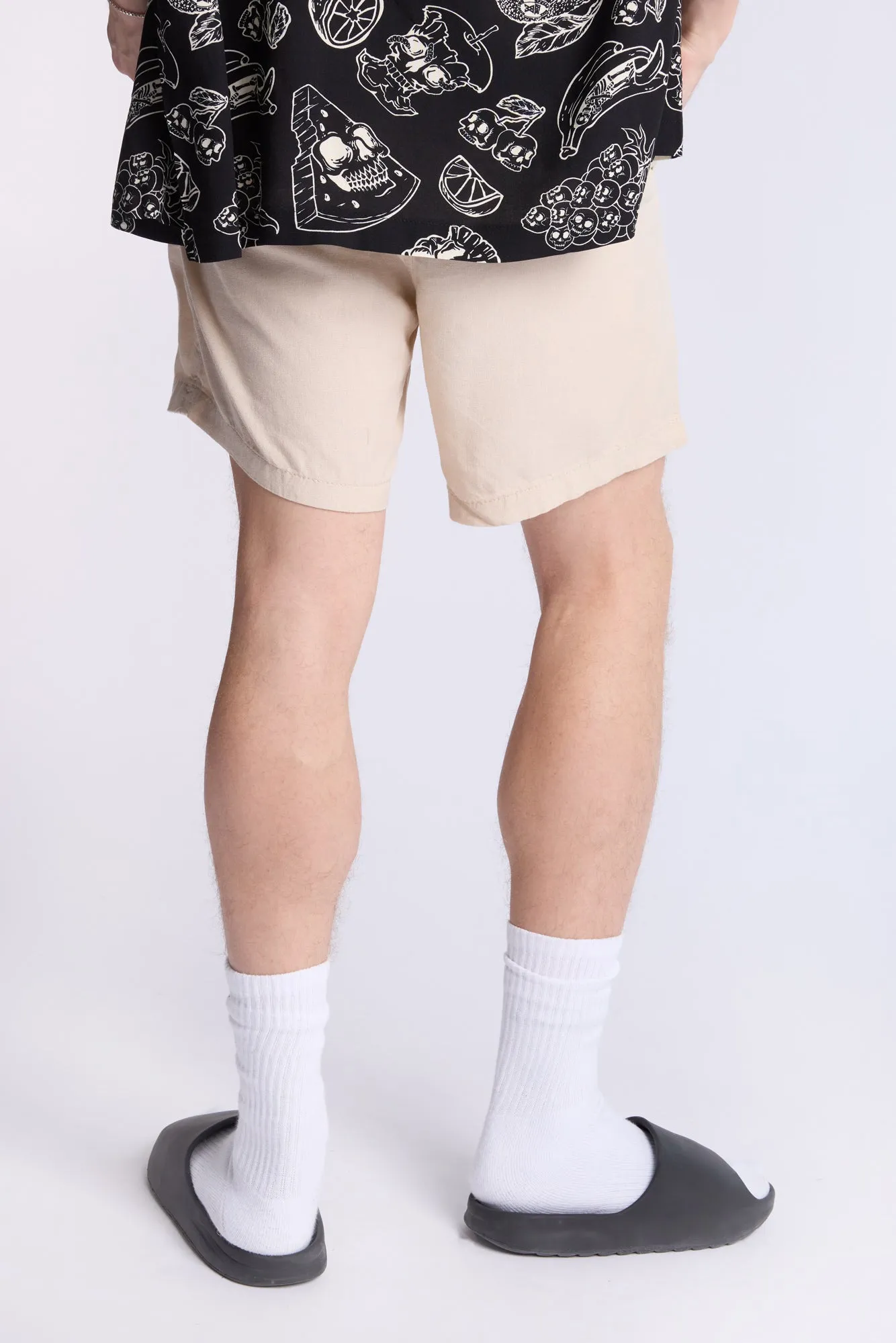 Short en lin mélangé Arsenic homme