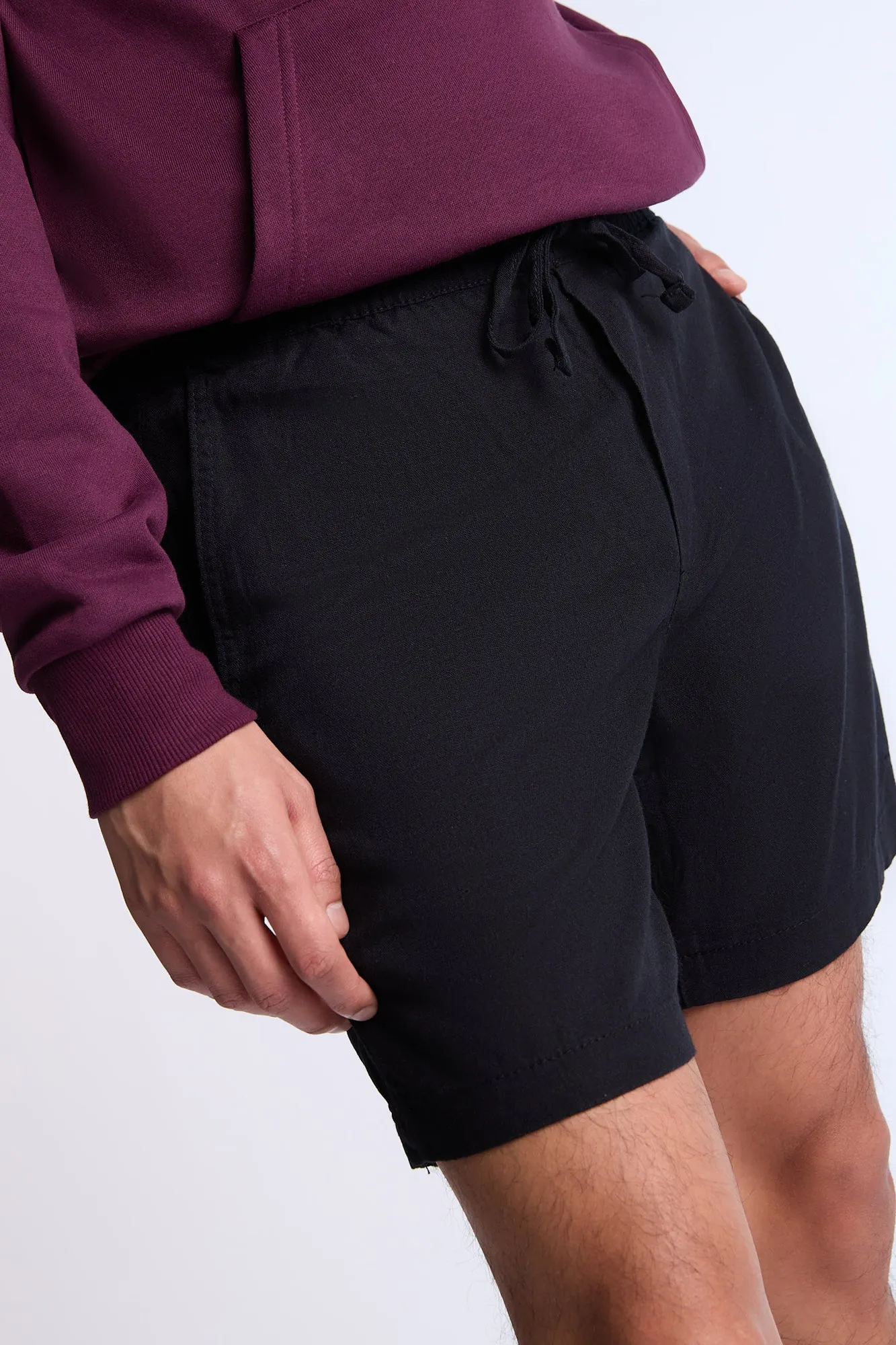 Short en lin mélangé Arsenic homme