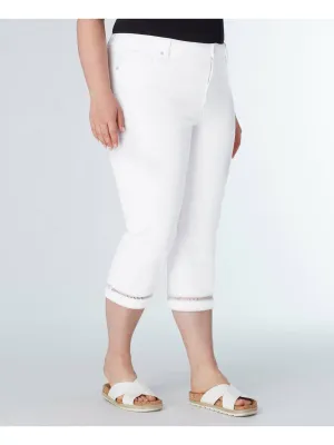 Signature Capri With Crochet Detail - Plus
