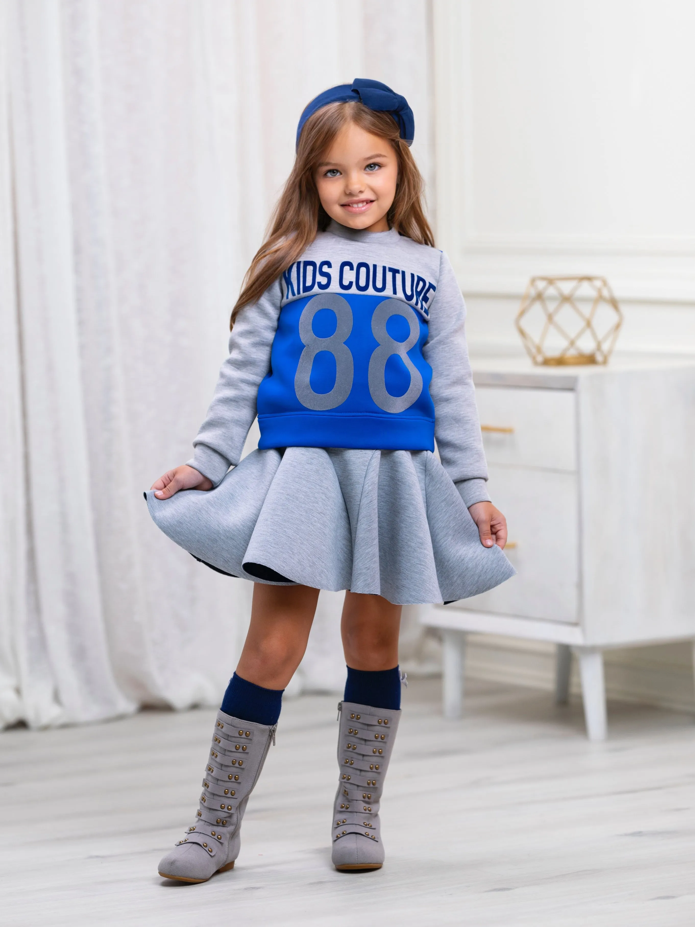 Sporty Colorblock Sweatshirt by Kids Couture