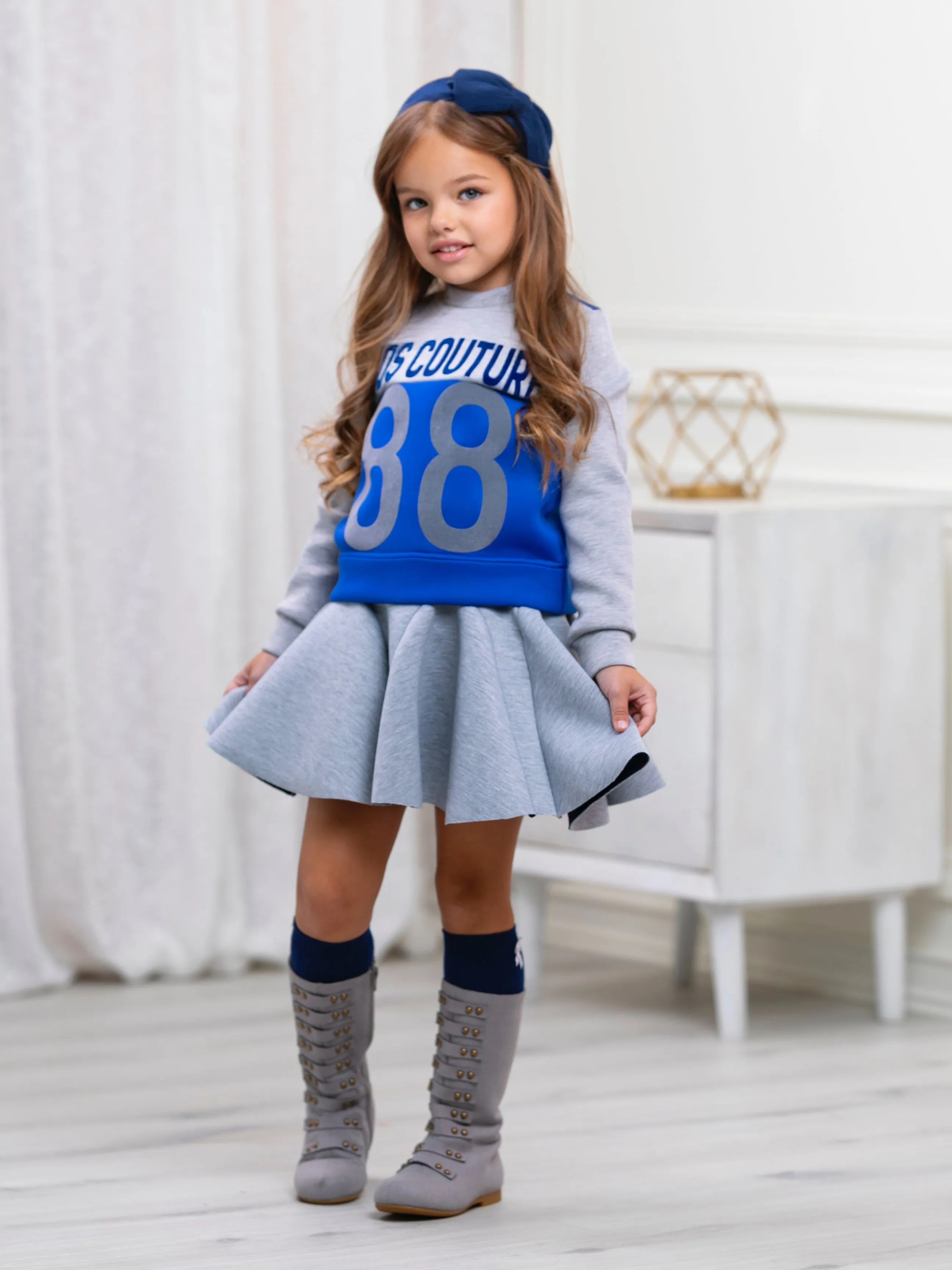 Sporty Colorblock Sweatshirt by Kids Couture