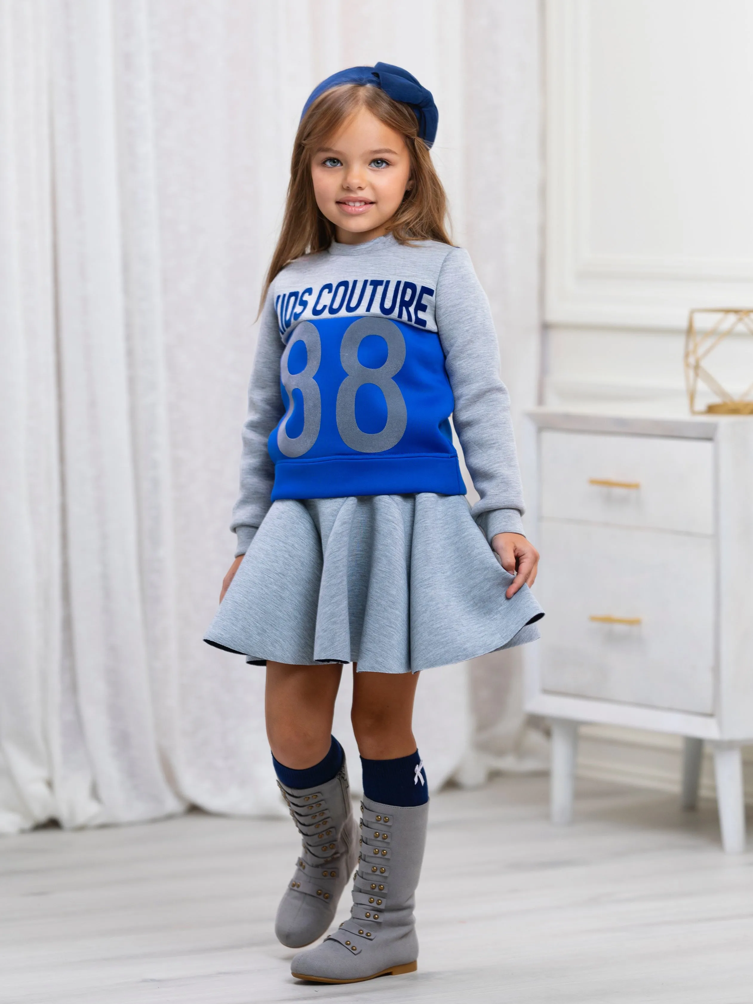 Sporty Colorblock Sweatshirt by Kids Couture
